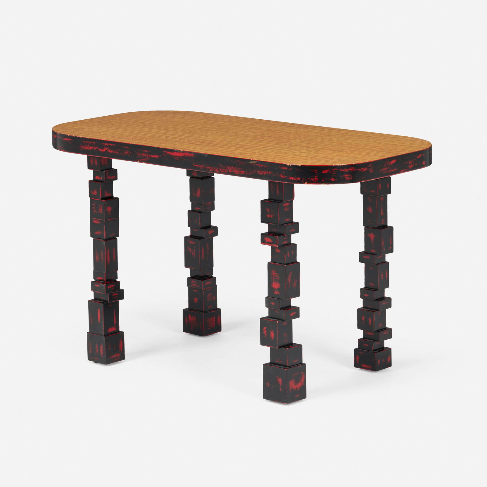 Tom Loeser, Table and drawing (from the Earthquake series) (two works) (1 of 5)