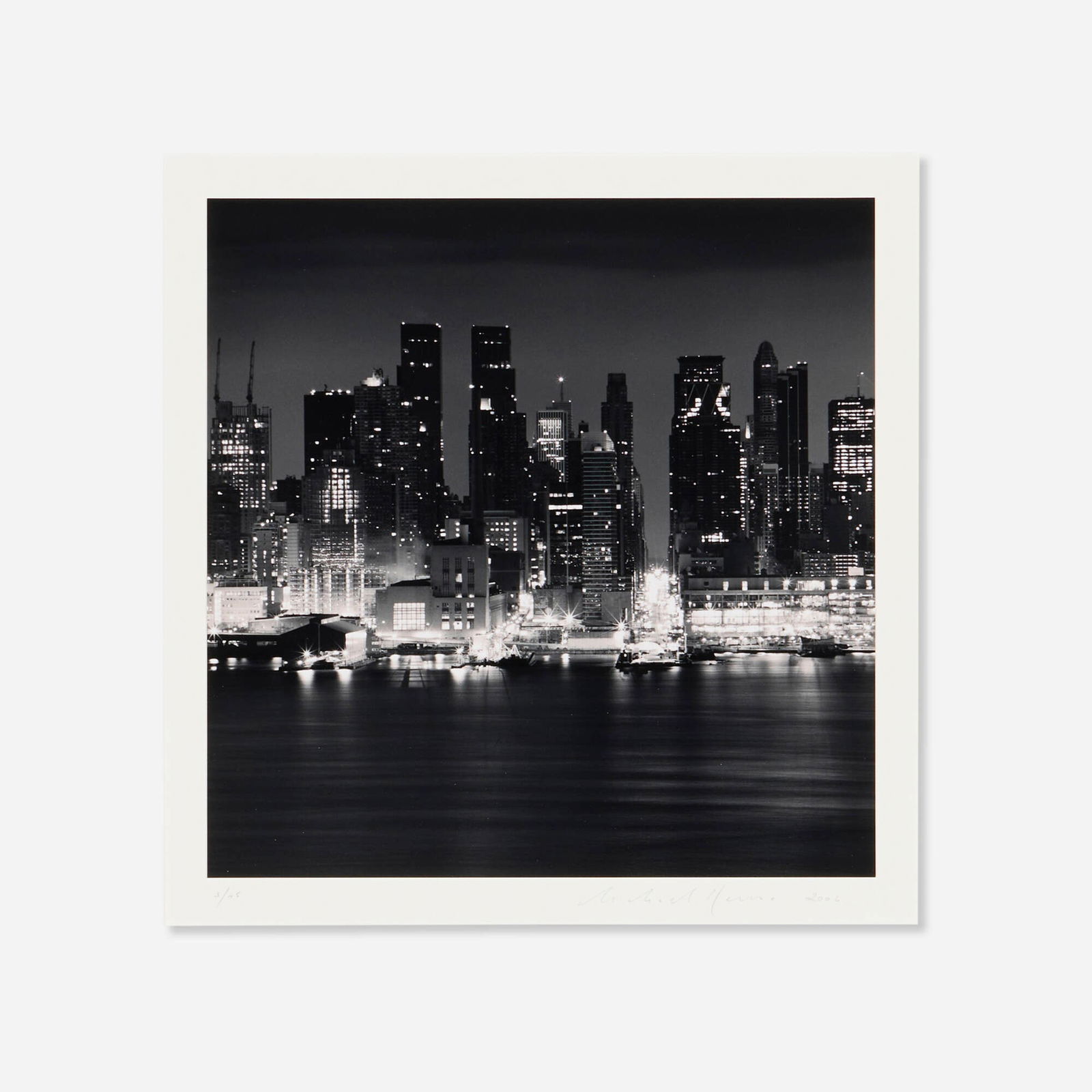 Michael Kenna, Midtown from Union City, Study 1 (1 of 3)