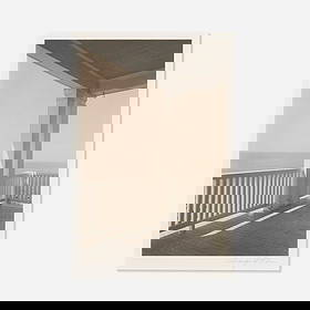 George A. Tice, Porch, Monhegan Island, Maine: George A. Tice Porch, Monhegan Island, Maine 1971 / printed 1982vintage gelatin silver print image: 9.25 h x 6.125 w in (23 x 16 cm) sight: 9.25 h x 6.75 w in (23 x 17 cm) Signed to mount r