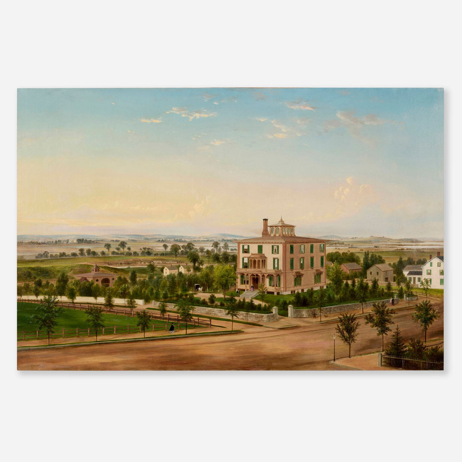 Artist Unknown, View of Flushing, New York (1 of 4)