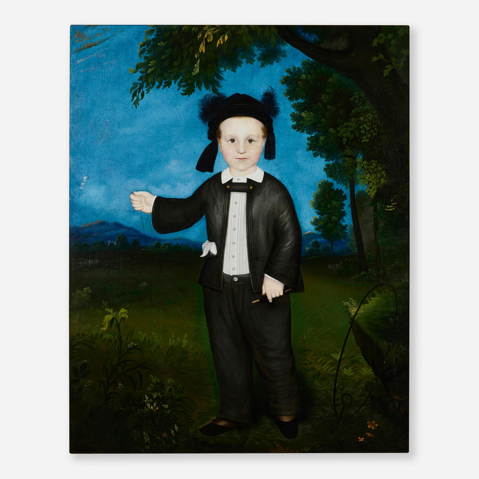 Robert Street, Frank P. Simpson Flying a Kite: Robert Street Frank P. Simpson Flying a Kite 1840oil on canvas 50.25 h x 40.25 w in (128 x 102 cm) This work was previously included in the U.S. Department of State's Art in Embassies Program,