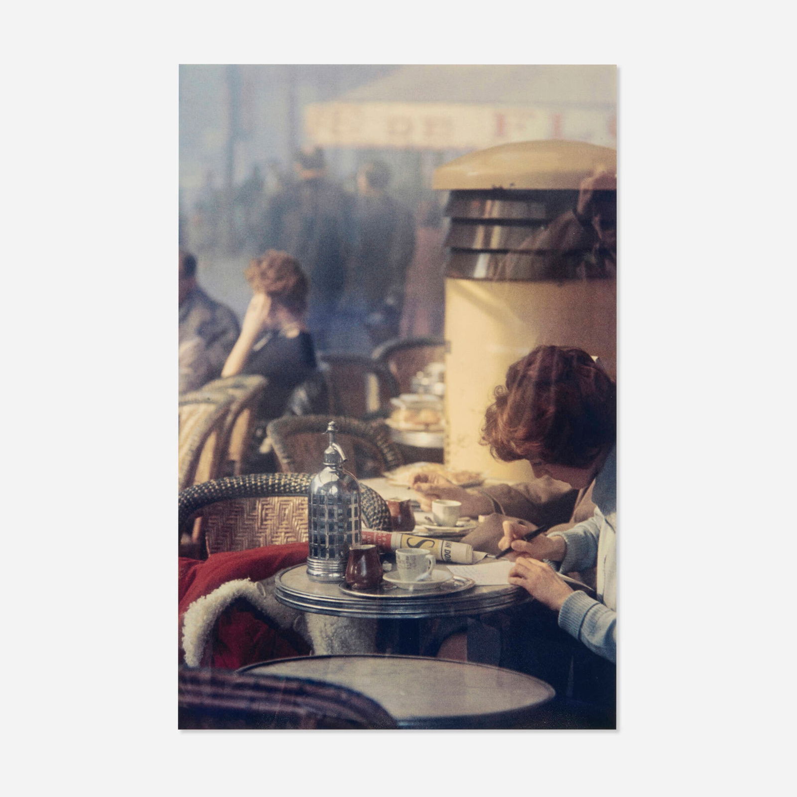 Saul Leiter, Paris: Saul Leiter Paris 1959 / printed laterC-print image: 13.5 h x 9 w in (34 x 23 cm) sheet: 14 h x 11 w in (36 x 28 cm) Signed to verso 'Saul Leiter'. Sold with a digital copy of the invoice.<