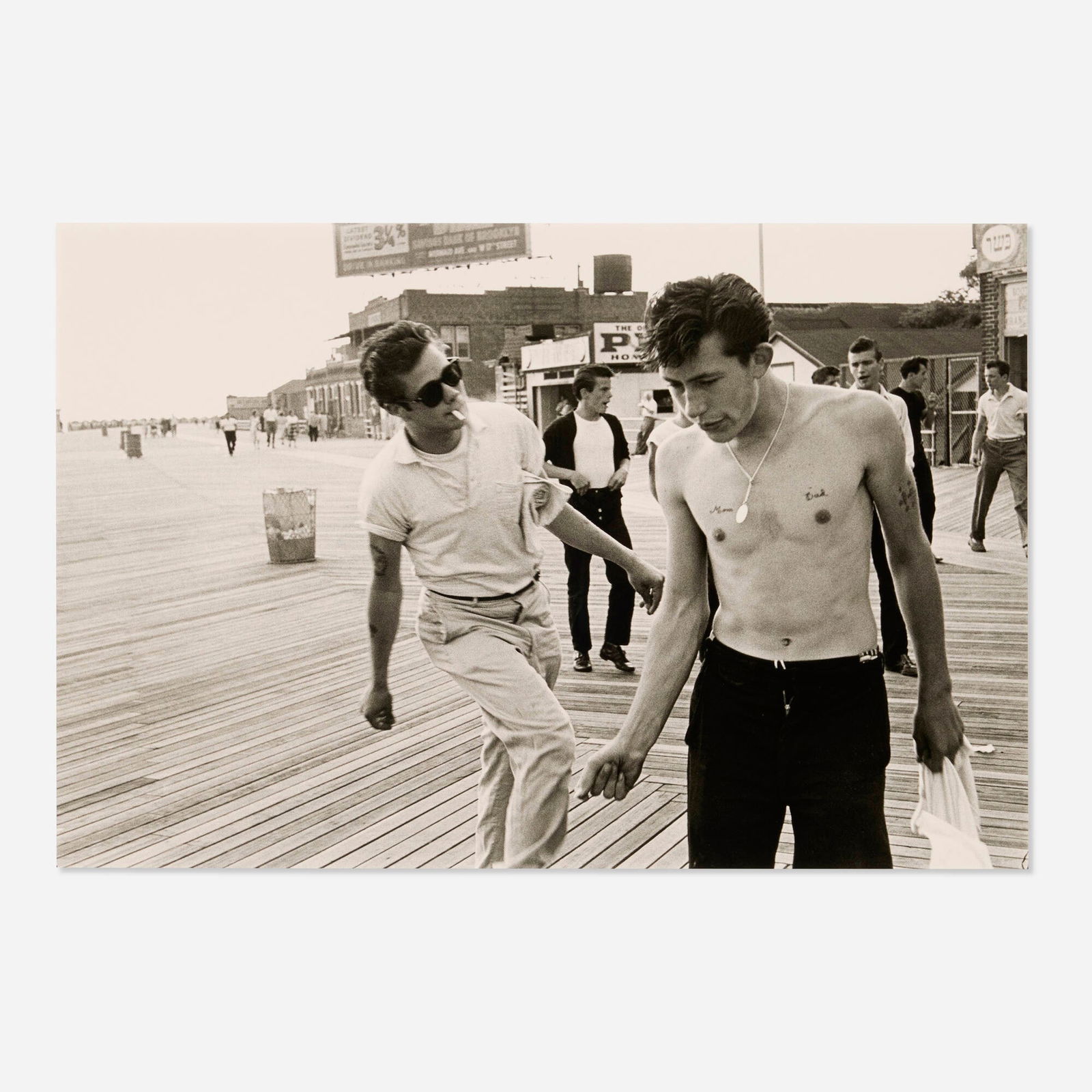Bruce Davidson, Boys Jiving on Boardwalk (from the Brooklyn Gang series) (1 of 4)
