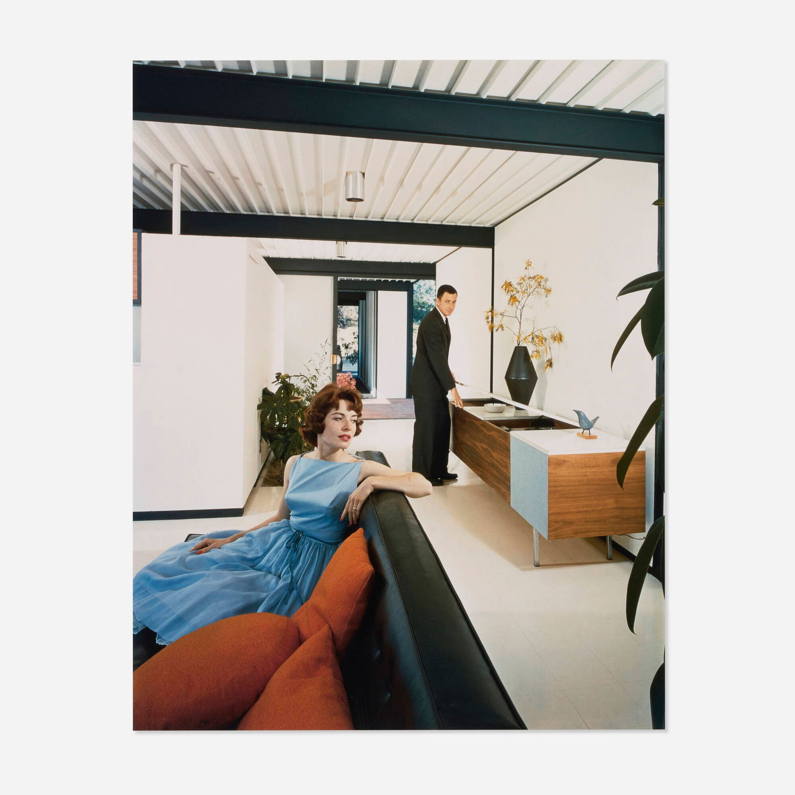 Julius Shulman, Case Study House #22, Los Angeles, California (Pierre Koenig): Julius Shulman Case Study House #22, Los Angeles, California (Pierre Koenig) 1960 / printed laterC-print image: 20.25 h x 16.125 w in (51 x 41 cm) sheet: 24 h x 19.875 w in (61 x 50 cm) Sig