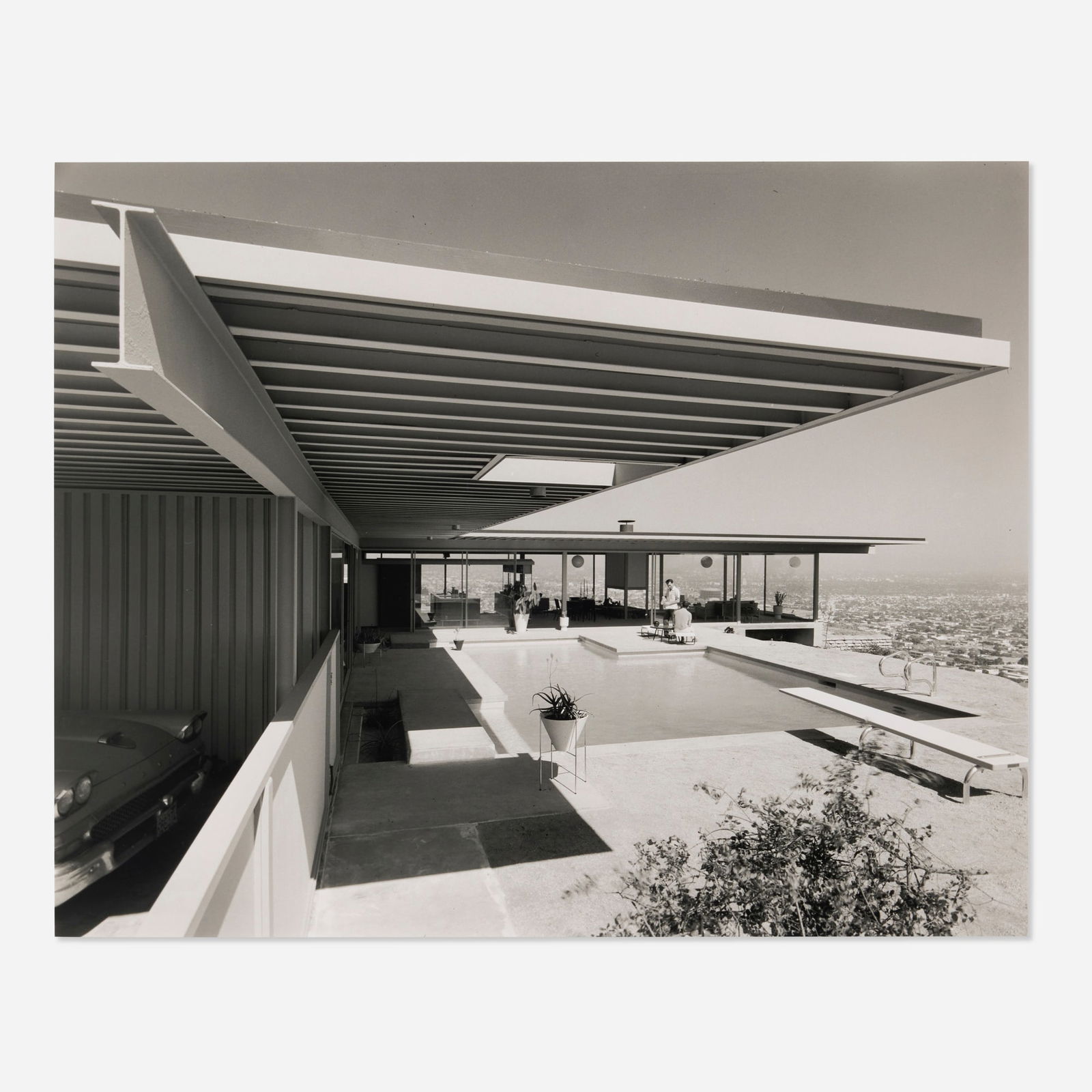 Julius Shulman, Case Study House #22, Los Angeles, California (Pierre Koenig): Julius Shulman Case Study House #22, Los Angeles, California (Pierre Koenig) 1960 / printed latergelatin silver print image: 16 h x 20 w in (41 x 51 cm) sheet: 20 h x 24 w in (51 x 61 cm) S