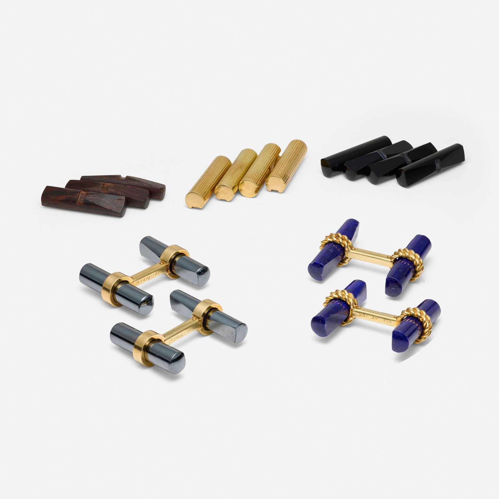 Van Cleef & Arpels, Two sets of cufflinks with accessories (1 of 3)