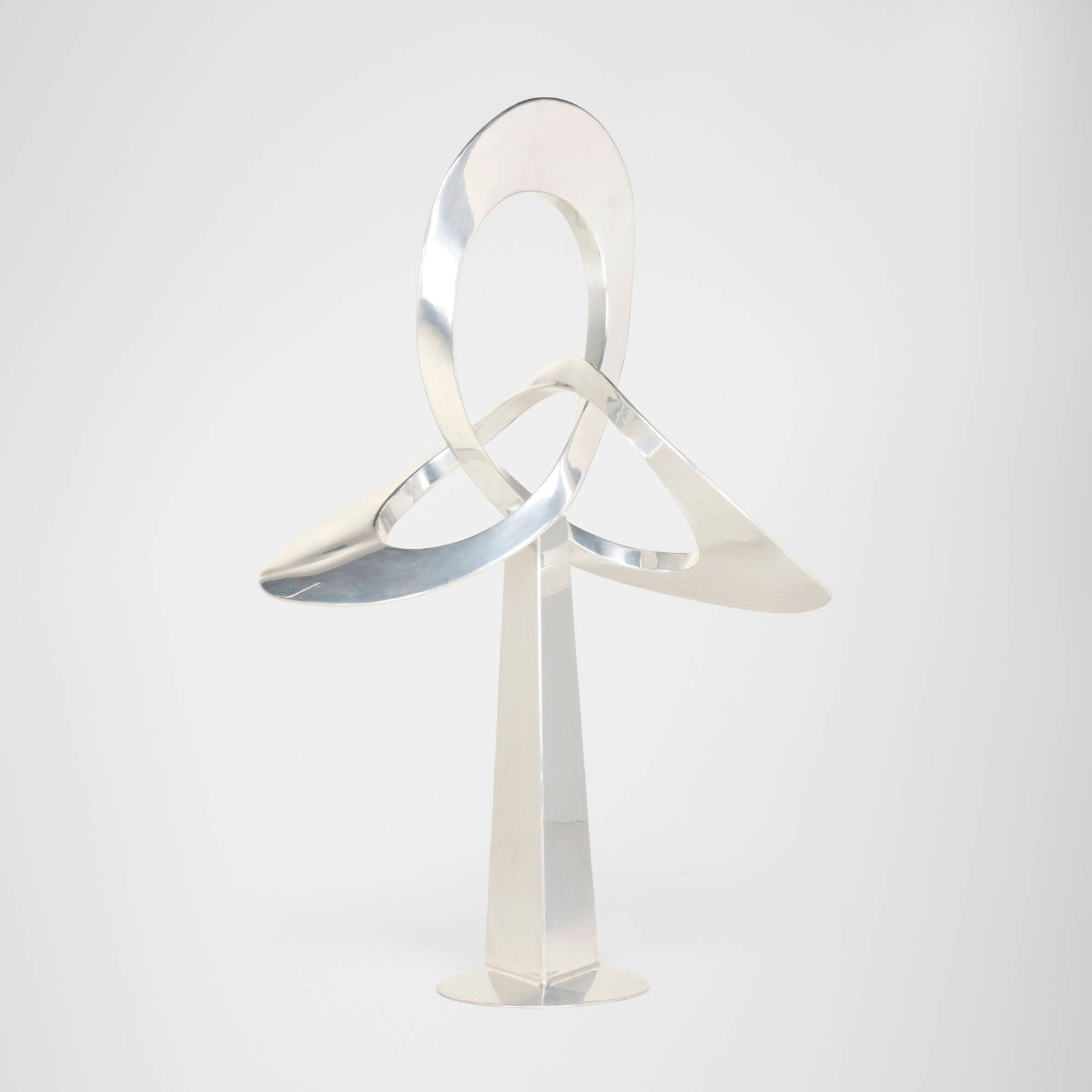 Bill Keating, Untitled: Bill Keating Untitled 1979aluminum 90.5 h x 59 w x 59 d in (230 x 150 x 150 cm) Incised signature and date to base 'Bill Keating 1979'. This work will ship from Lambertvill