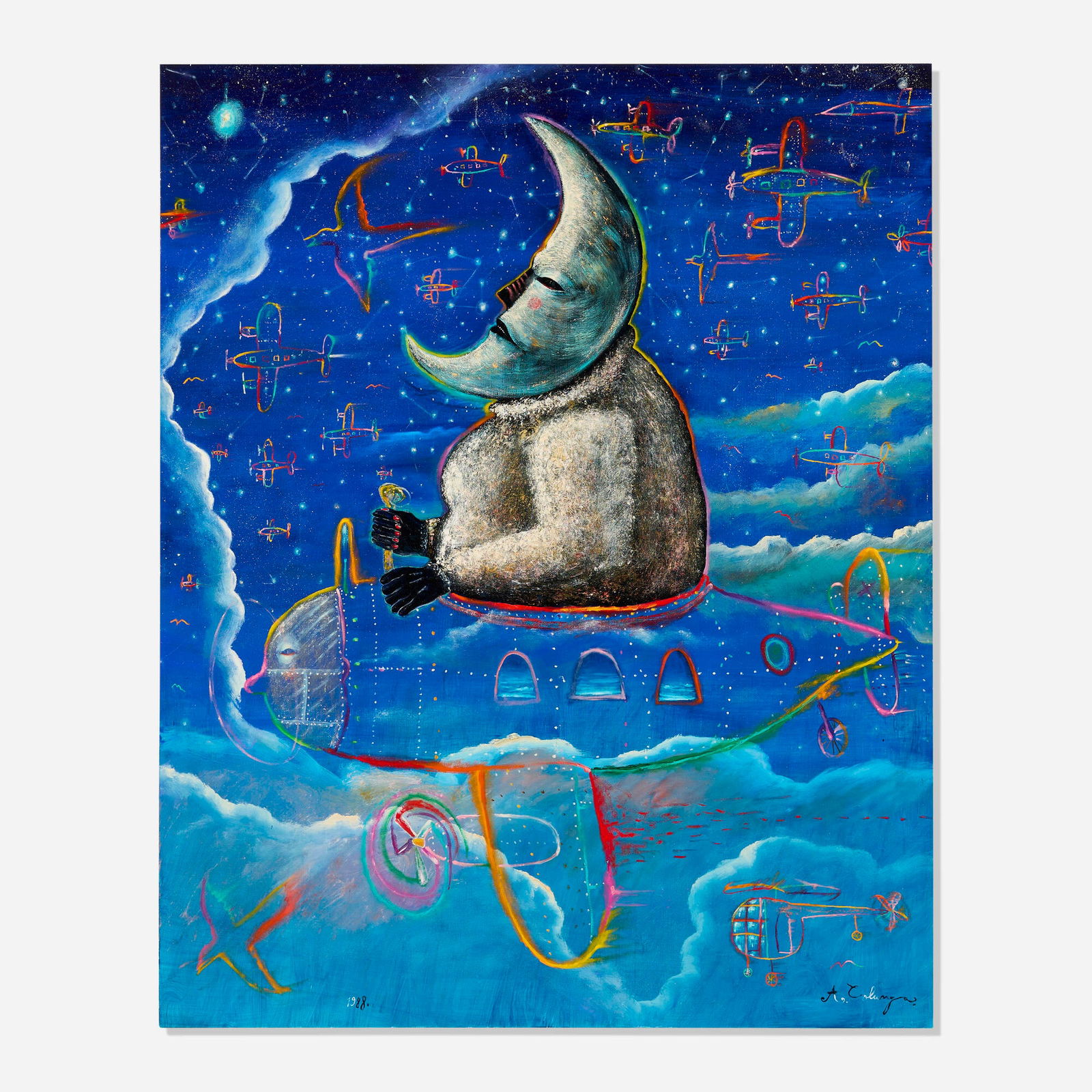 Alejandro Colunga, La luna en avion (Moon in Airplane) (1 of 3)