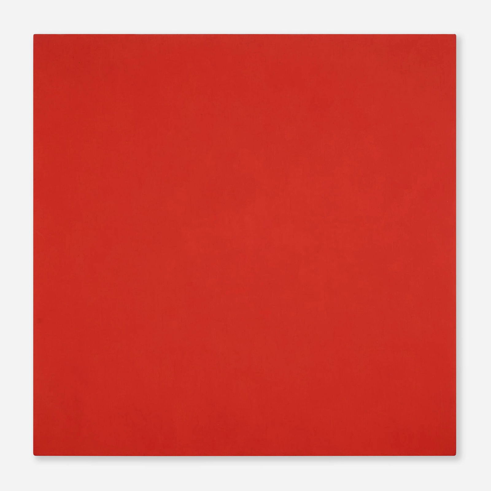 Phil Sims, Untitled (Red) (Gubbio Study): Phil Sims Untitled (Red) (Gubbio Study) 1997oil on linen 30 h x 30 w in (76 x 76 cm) Signed and dated to verso 'Sims 97'. Provenance: Stark Gallery, New York | Private