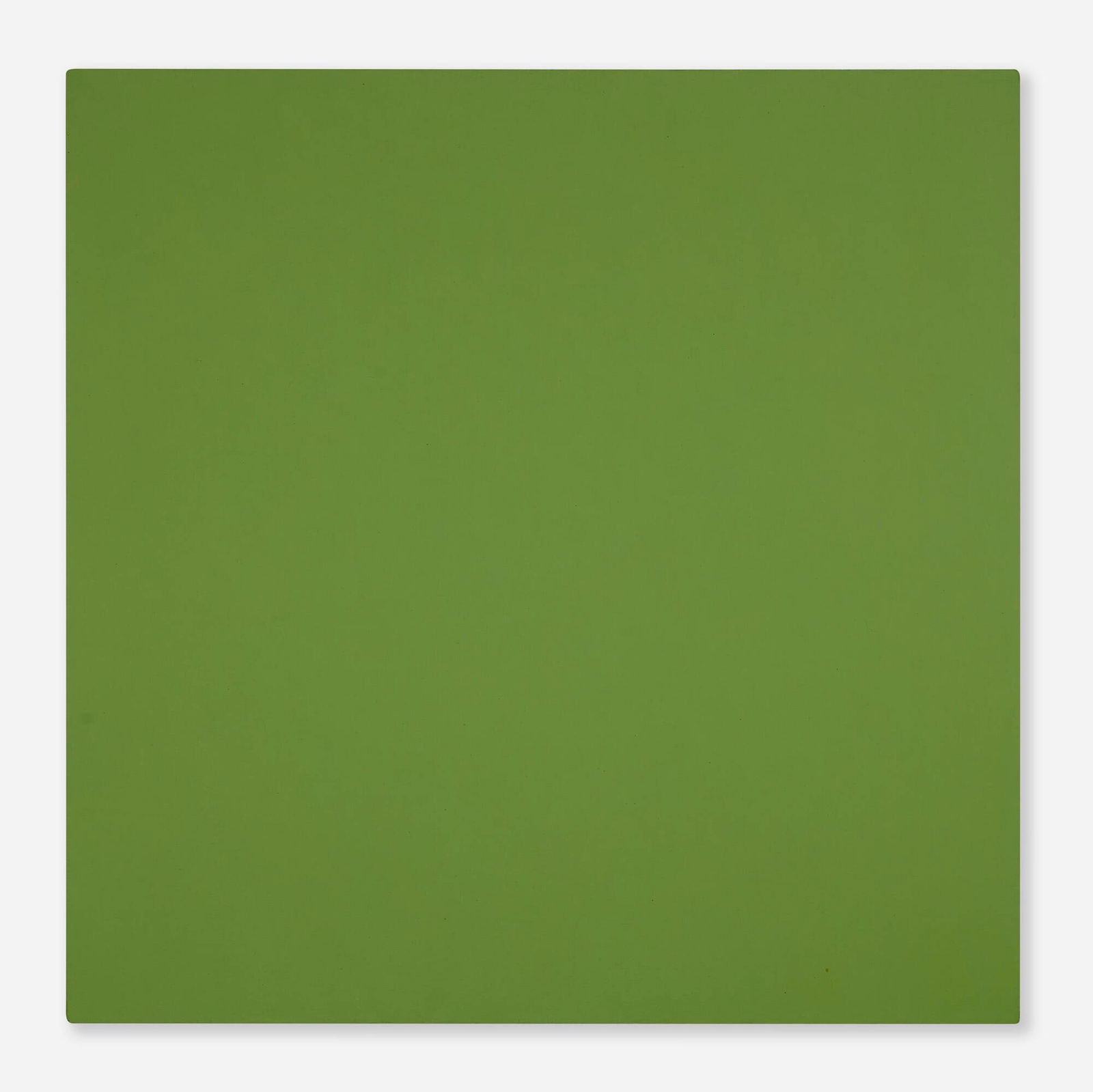 Phil Sims, Untitled (Green) (Gubbio Study): Phil Sims Untitled (Green) (Gubbio Study) 1997oil on linen 30.125 h x 30.125 w in (77 x 77 cm) Signed and dated to verso 'Sims 97'. Provenance: Stark Gallery, New York