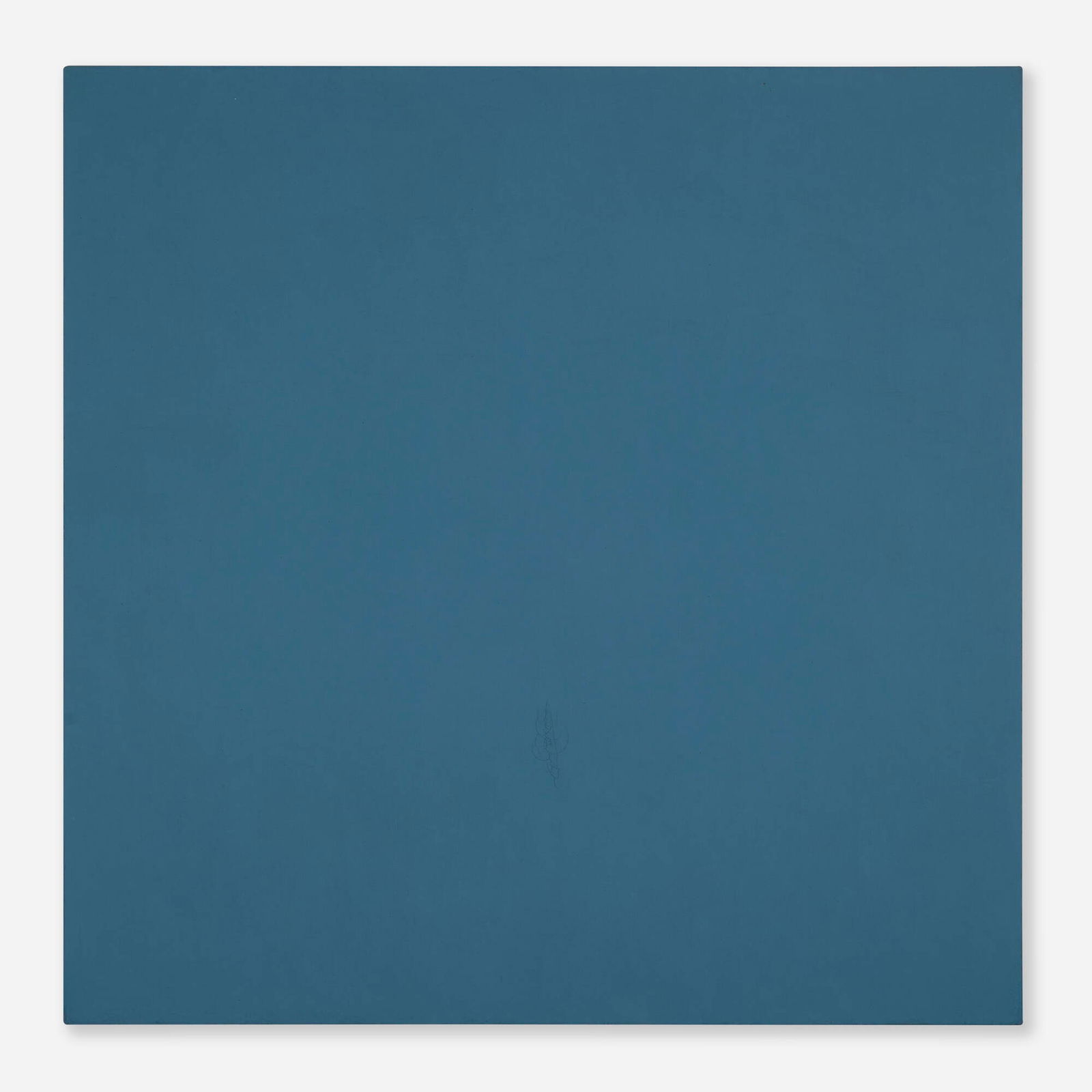 Phil Sims, Untitled (Blue) (Gubbio Study): Phil Sims Untitled (Blue) (Gubbio Study) 1997oil on linen 30 h x 30 w in (76 x 76 cm) Signed and dated to verso 'Sims 97'. Provenance: Stark Gallery, New York | Private