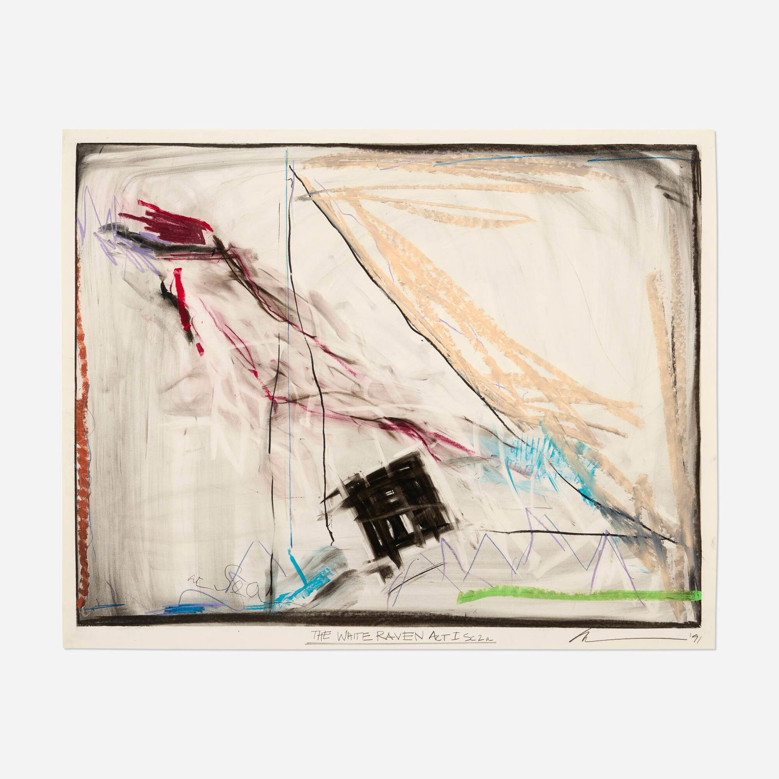 Robert Wilson, The White Raven, Watermill New York 1991 (1 of 4)