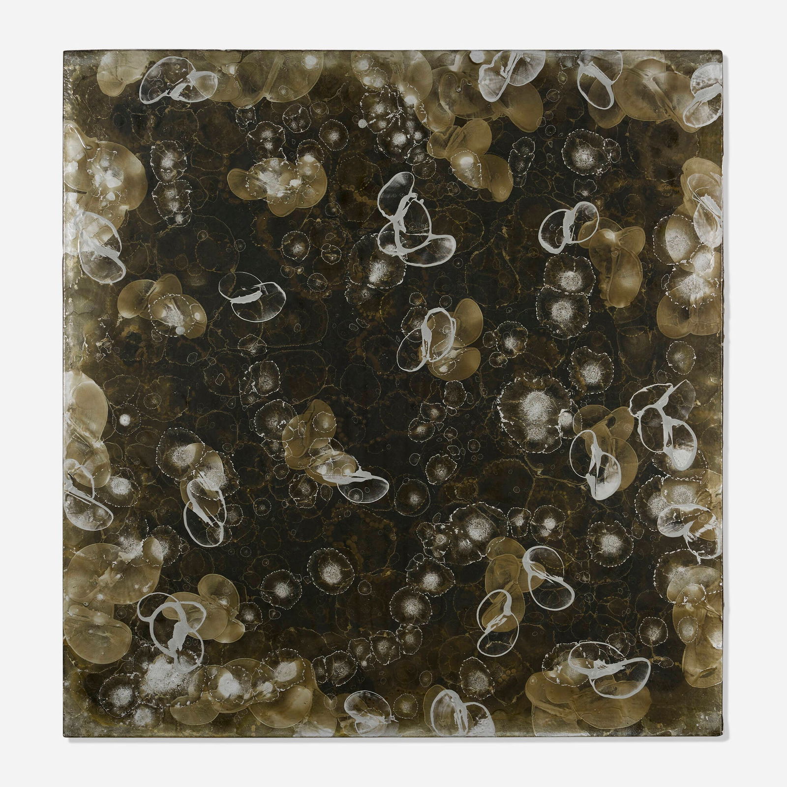 David Mann, Three Way Mirror: David Mann Three Way Mirror 2006oil, alkyd and acrylic on canvas over board 25.75 h x 24.875 w in (65 x 63 cm) Signed twice, titled and dated to verso 'David Mann Three Way Mirror 2006'.