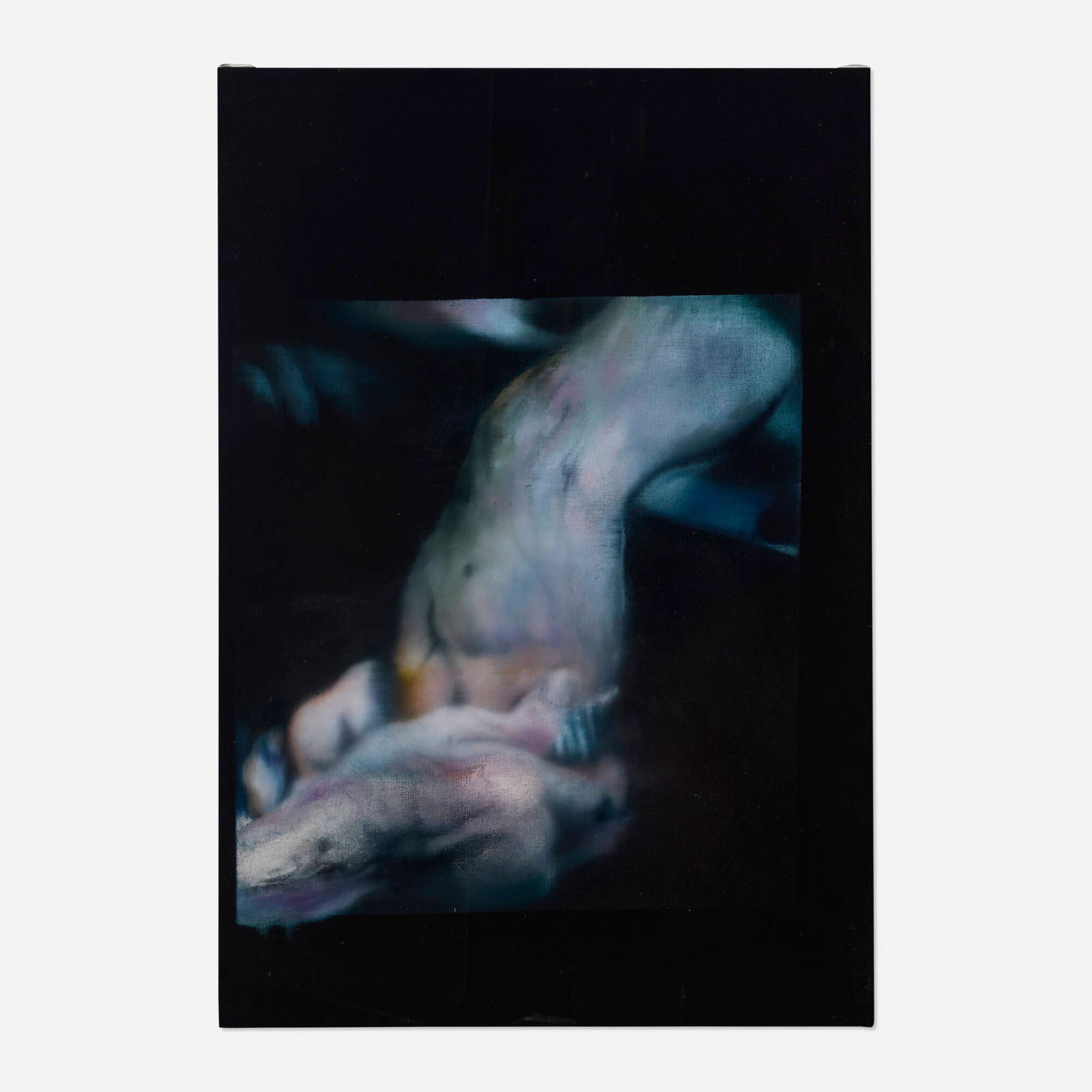 Johannes Kahrs, Untitled (Black Hand): Johannes Kahrs Untitled (Black Hand) 2006oil on canvas 26 h x 17.5 w in (66 x 44 cm) Provenance: Zeno X Gallery, Antwerp | Private Collection This work wil