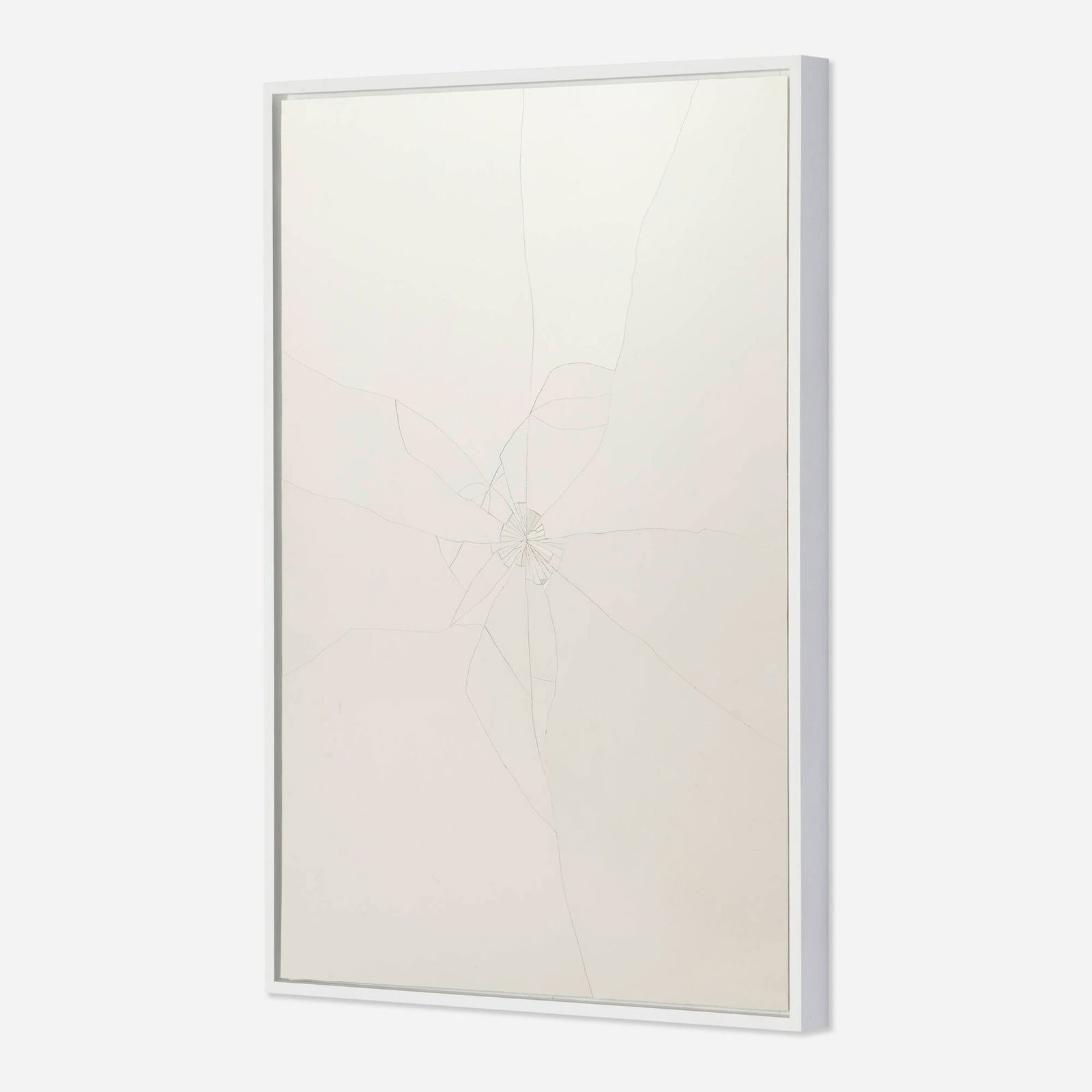 Michael Brown, In the Meantime... II: Michael Brown In the Meantime... II 2011hand-cut and polished stainless steel in artist's frame 44 h x 30 w in (112 x 76 cm) Signed, titled and dated to verso 'Michael Brown 2011 In the Meanti