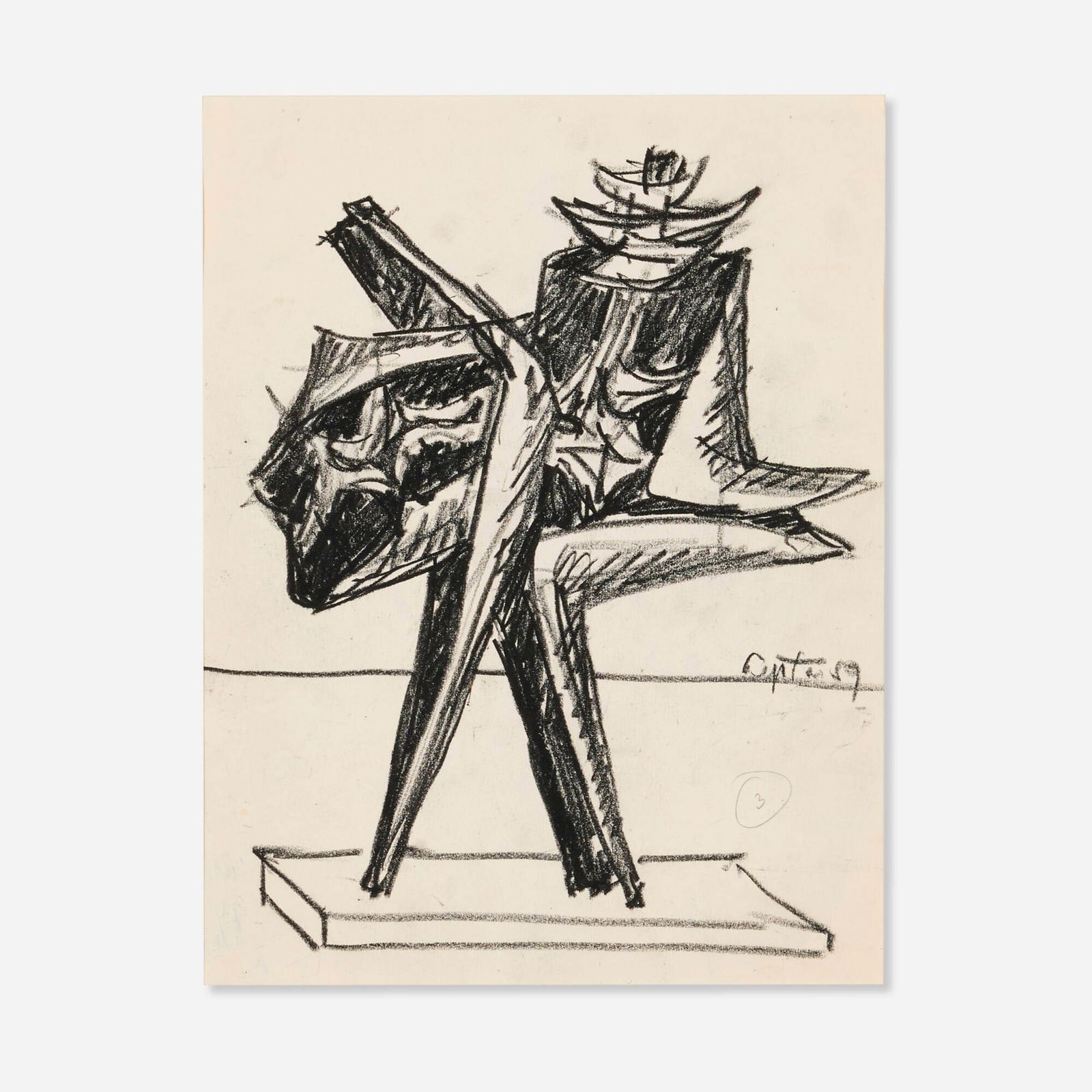 Seymour Lipton, Study for Herald (1 of 3)