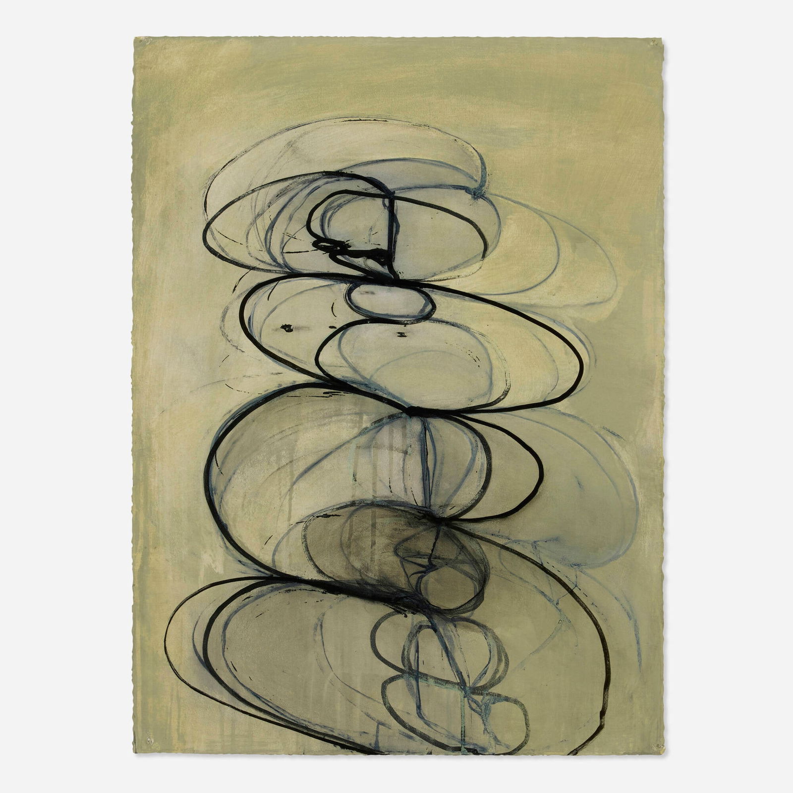 Jill Moser, 33.96: Jill Moser 33.96 1996casein and ink on paper 30 h x 22.25 w in (76 x 57 cm) Provenance: Acquired directly from the artist by the present owner This work wi