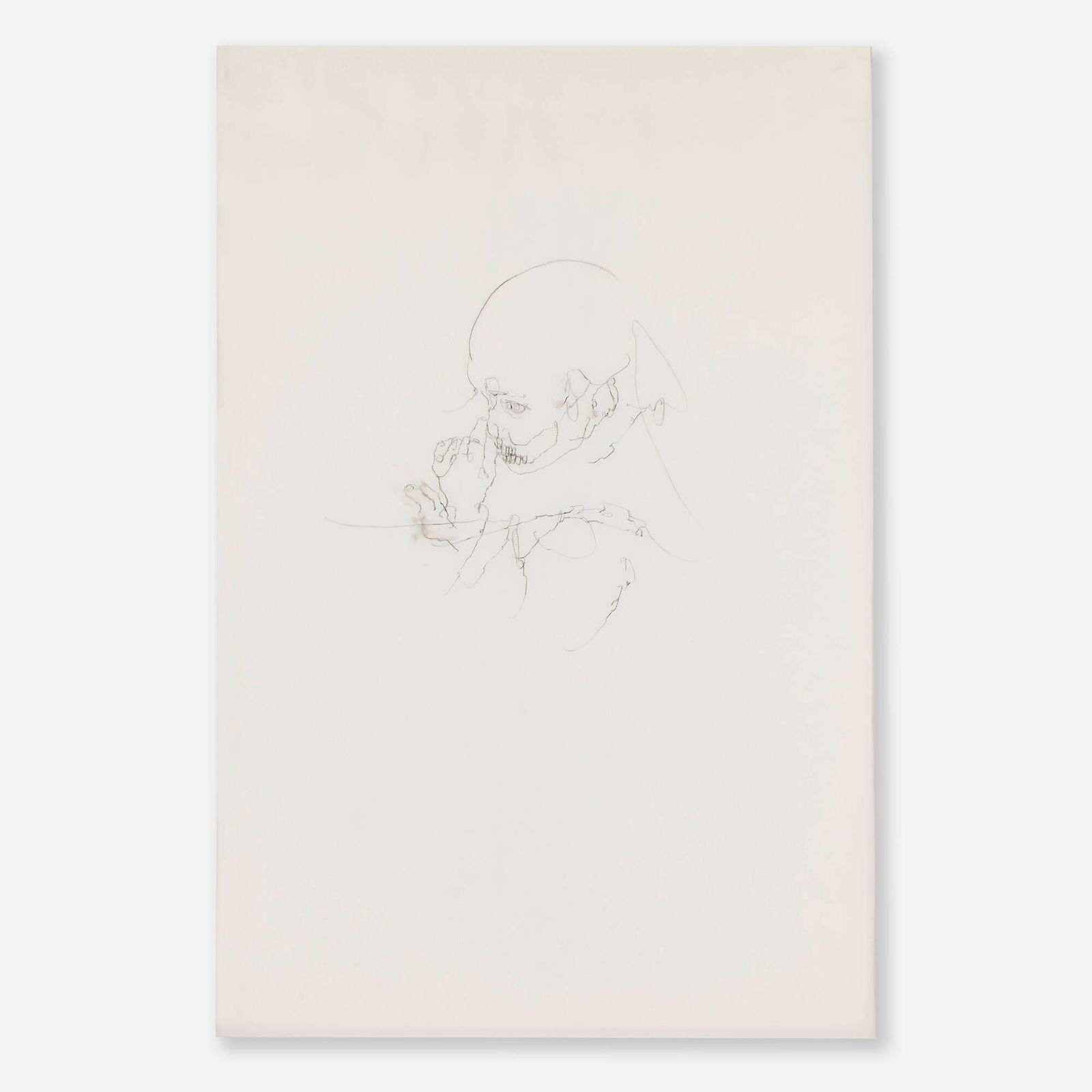 Chloe Piene, Signal 02: Chloe Piene Signal 02 2006charcoal on vellum 53 h x 35 w in (135 x 89 cm) Provenance: Sandroni Rey, Los Angeles | Private Collection This work will ship fr