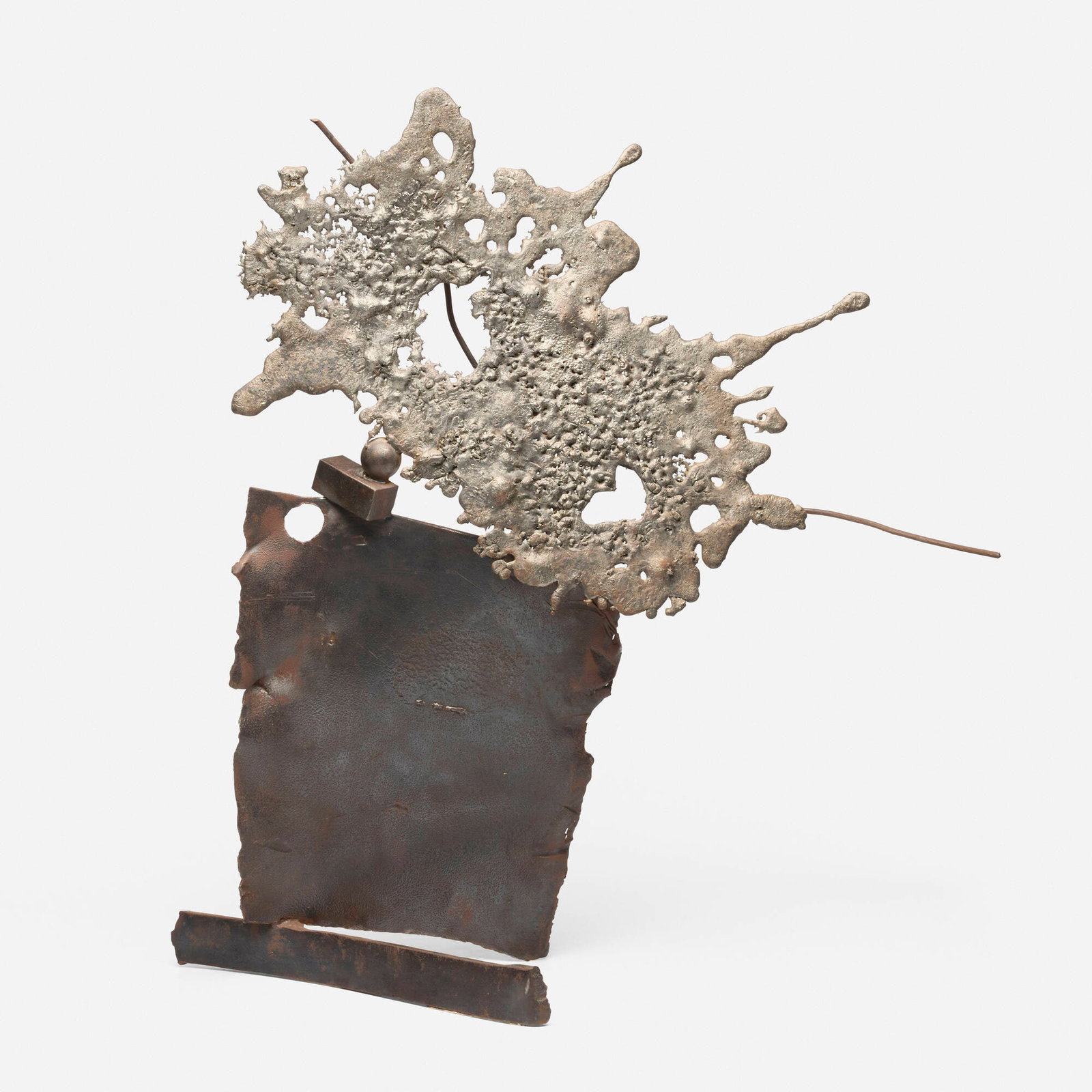 Michael Todd, Ronin XXVI: Michael Todd Ronin XXVI 1981 lacquered steel 31 h x 30 w x 12 d in (79 x 76 x 30 cm) Incised signature and date to lower element 'M Todd 81'. This work will ship from Lamber