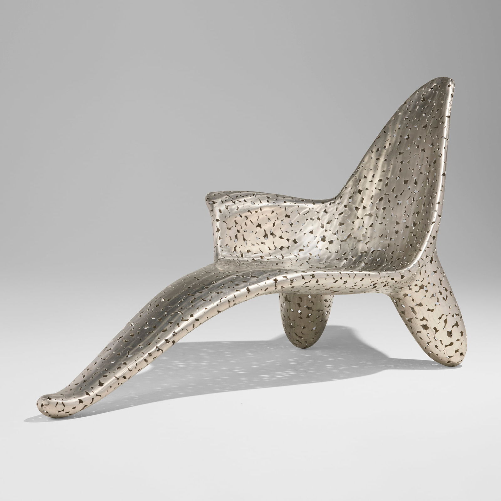 Wendell Castle, Night on Earth: Wendell Castle Night on Earth USA, 2007stainless steel 40 h x 27 w x 75 d in (102 x 69 x 190 cm) Etched signature, date and number to underside 'Castle 07 AP1'. This work is an artist's proof