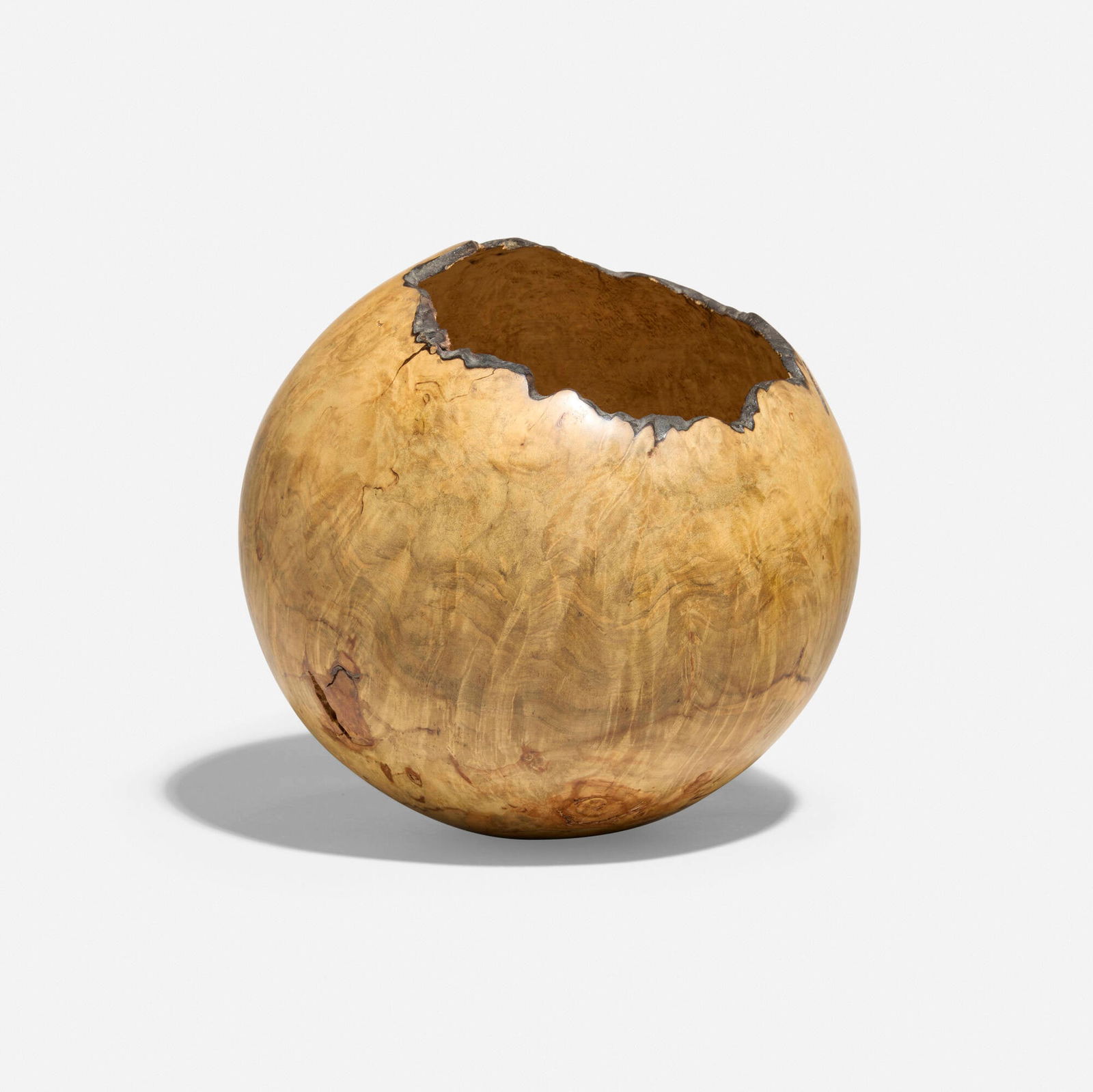 David Ellsworth, Untitled (Bowl): David Ellsworth Untitled (Bowl) 1984spalted Norway maple burl 6.5 h x 6.75 dia in (17 x 17 cm) Incised signature and date to underside '1984 Ellsworth Spalted Norway Maple Burl'.