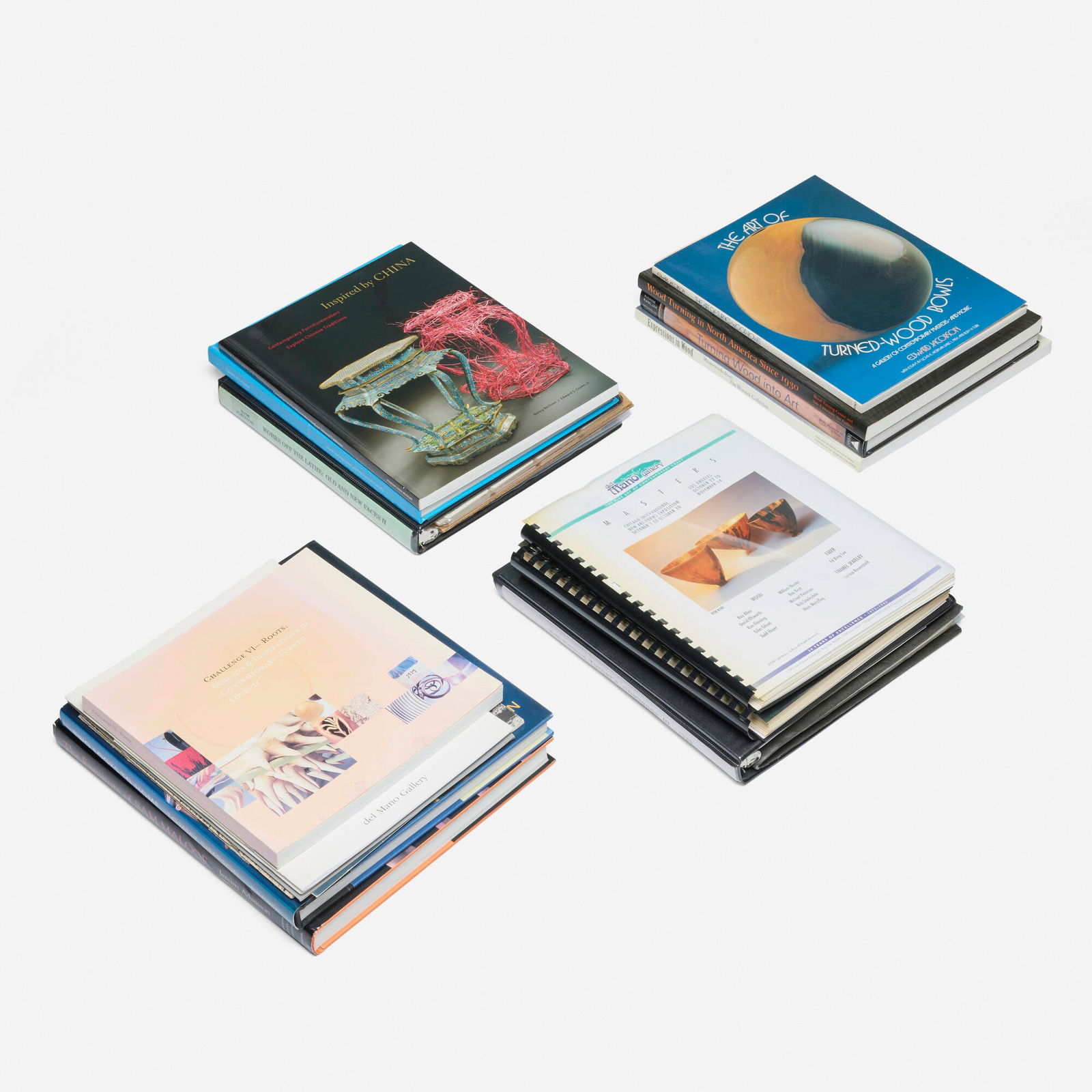 Collection of nineteen wood-turning and furniture books and ephemera: Collection of nineteen wood-turning and furniture books and ephemera bound books Provenance: The Estate of Samuel J. and Eleanor T. Rosenfeld Complete Lot Details