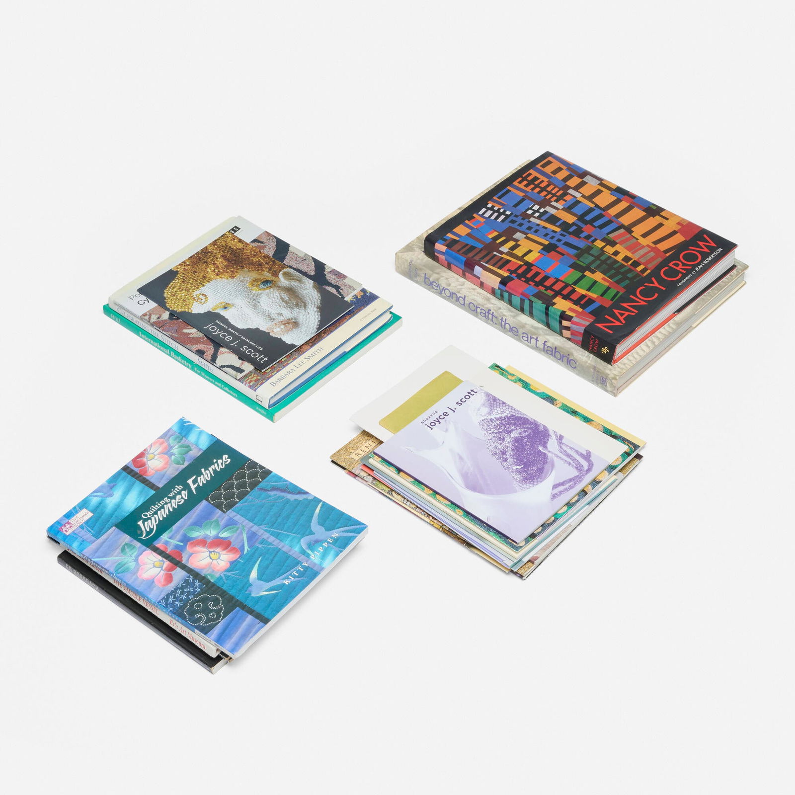 Collection of thirty-five fiber and textile books and magazines: Collection of thirty-five fiber and textile books and magazines bound books Provenance: The Estate of Samuel J. and Eleanor T. Rosenfeld Complete Lot Details Fiber