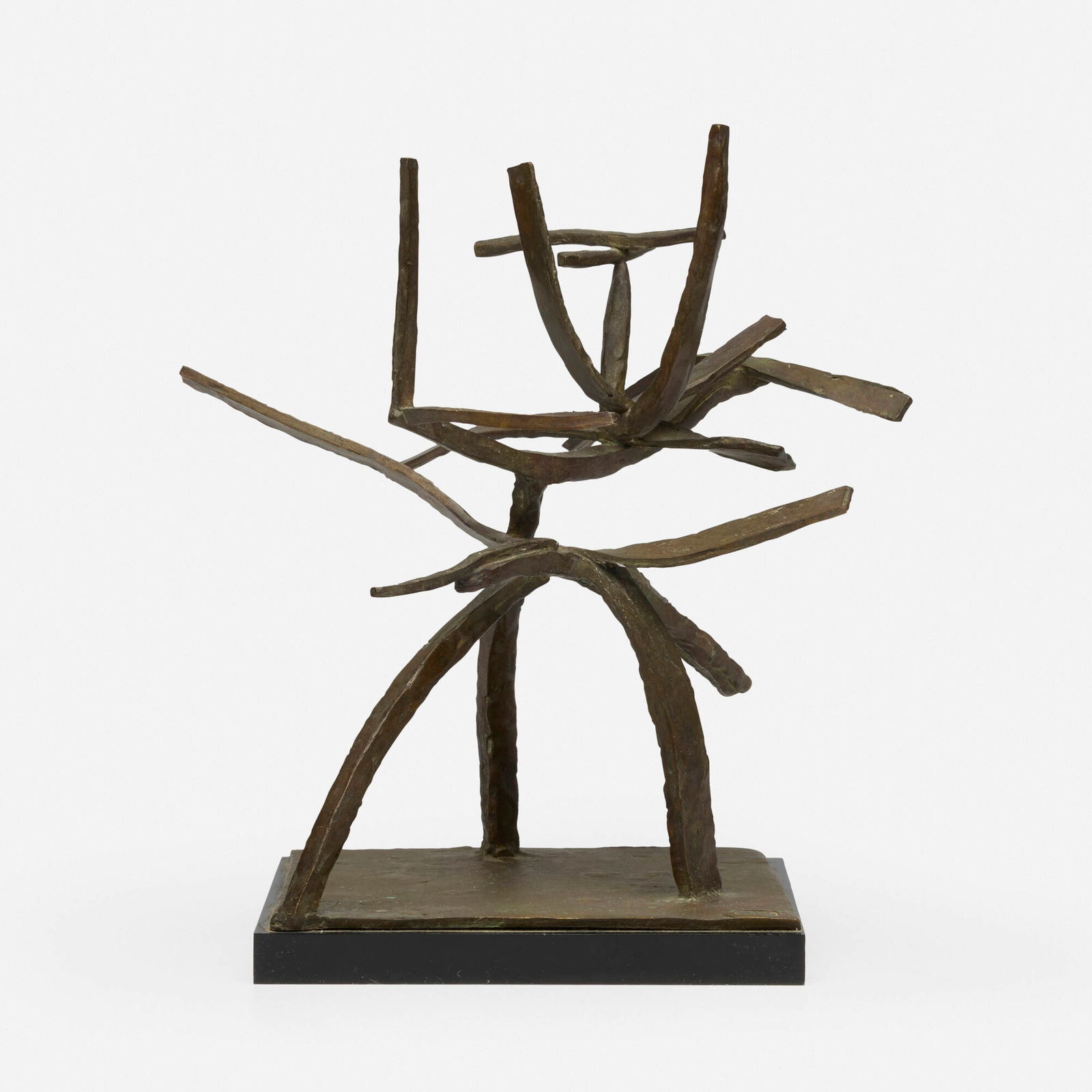 Mary Callery, Composition: Mary Callery Composition 1959 patinated bronze 9.375 h x 8.5 w x 7.5 d in (24 x 22 x 19 cm) Incised signature to base 'MC'. Provenance: Gift from the artist to the original owner | Thence by