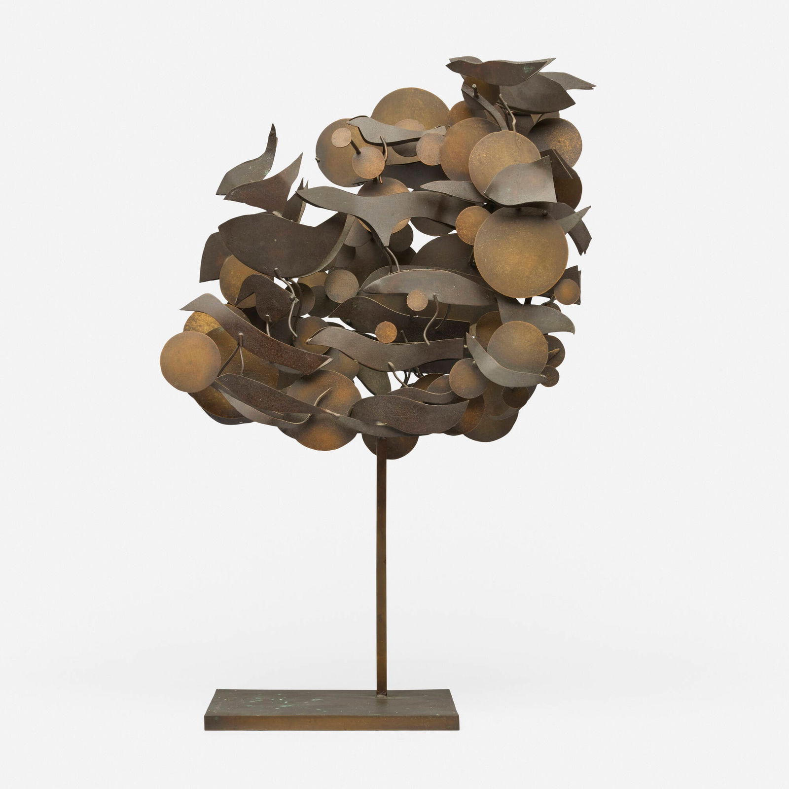 Mary Callery, Cloud with Bird: Mary Callery Cloud with Bird 1963 patinated bronze 19.5 h x 12.5 w x 7.25 d in (50 x 32 x 18 cm) Provenance: Gift from the artist to the original owner | Thence by descent Exhibited: Mary