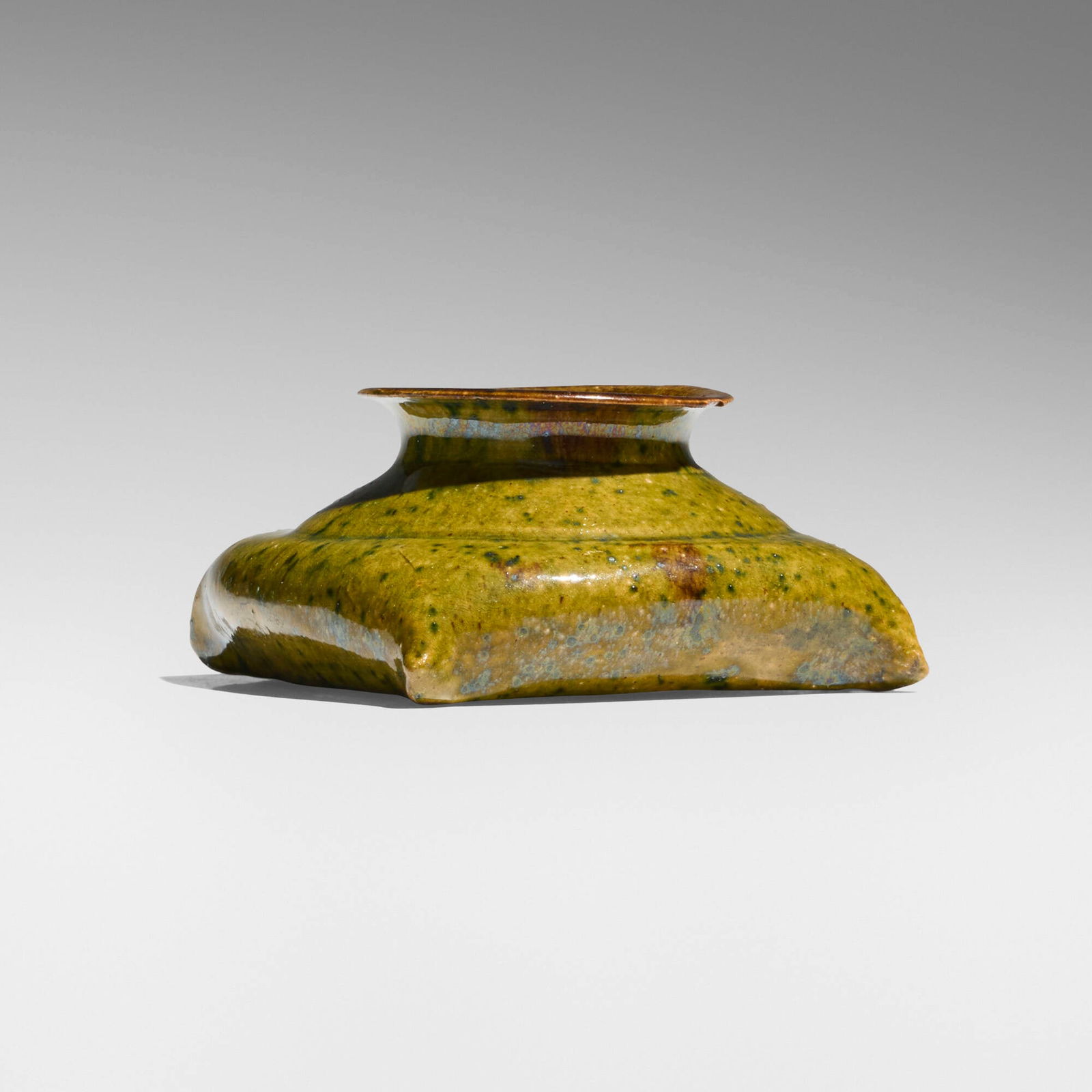 George E. Ohr, Squat vase (1 of 4)