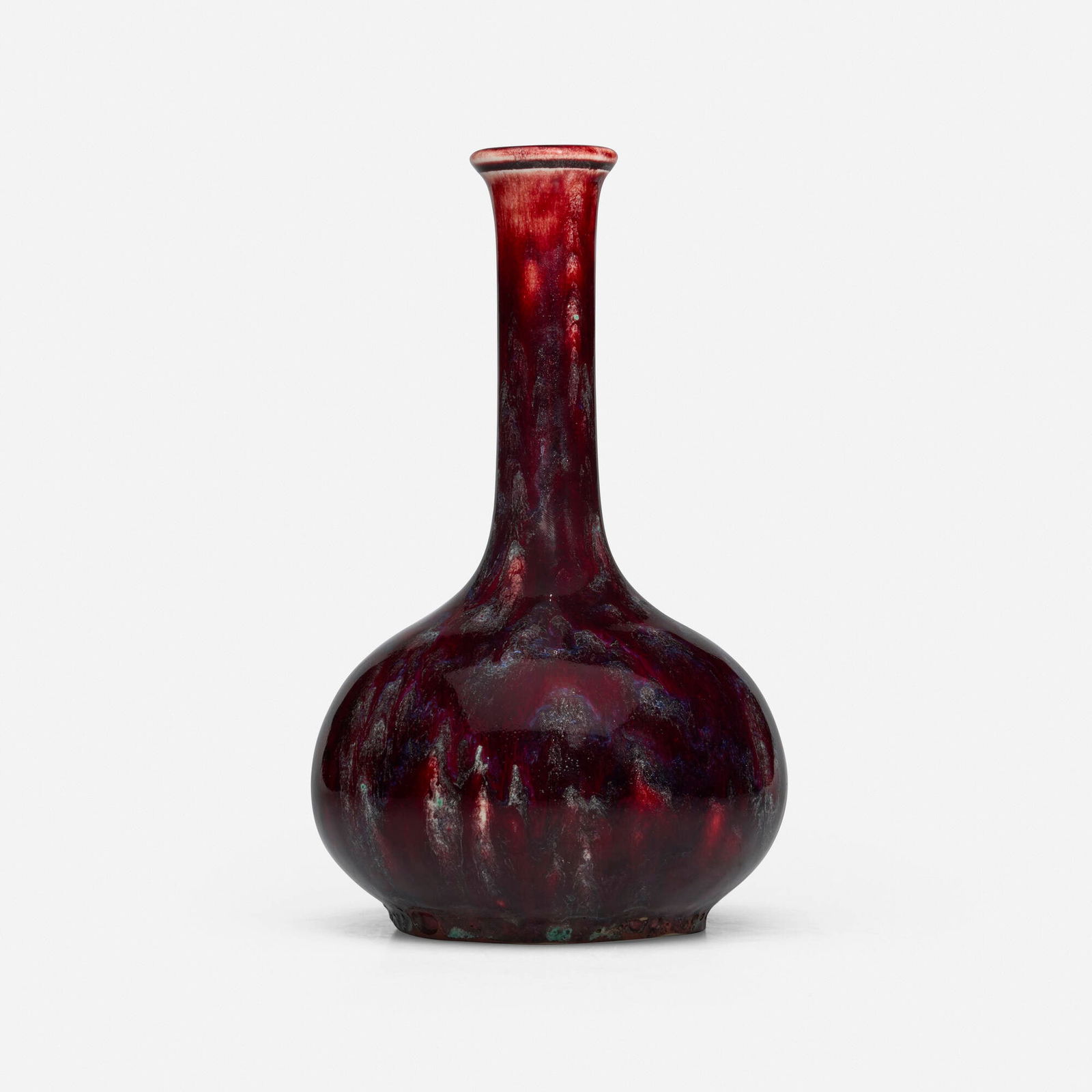 Theodore Haviland, Vase: Theodore Haviland Vase France, c. 1900oxblood-glazed stoneware 10.5 h x 6.25 dia in (27 x 16 cm) Stamped manufacturer's mark to underside 'Theodore Haviland Limoges France'. Pro