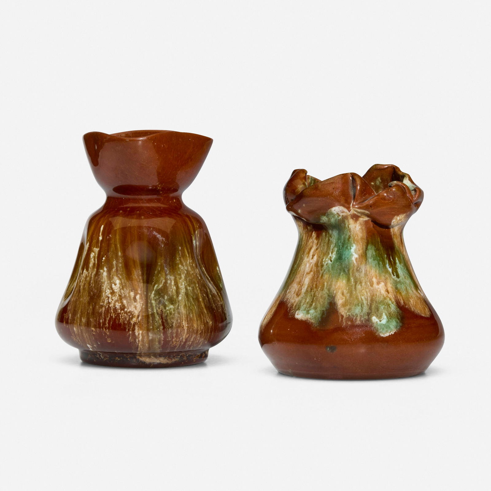 Christopher Dresser for Linthorpe Pottery, Vases, set of two (1 of 5)