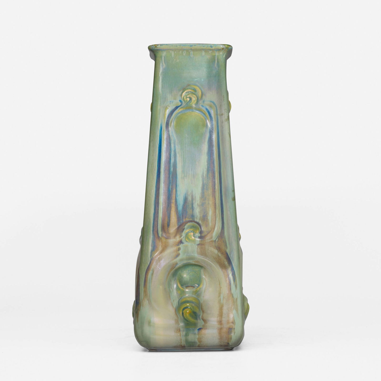 Owen Carter for Carter & Co., Vase: Owen Carter for Carter & Co. Vase England, 1906lustre-glazed stoneware 11.5 h x 4.75 w x 4.75 d in (29 x 12 x 12 cm) Incised manufacturer's mark and date to underside 'Carter Co. Poole 1906'.<