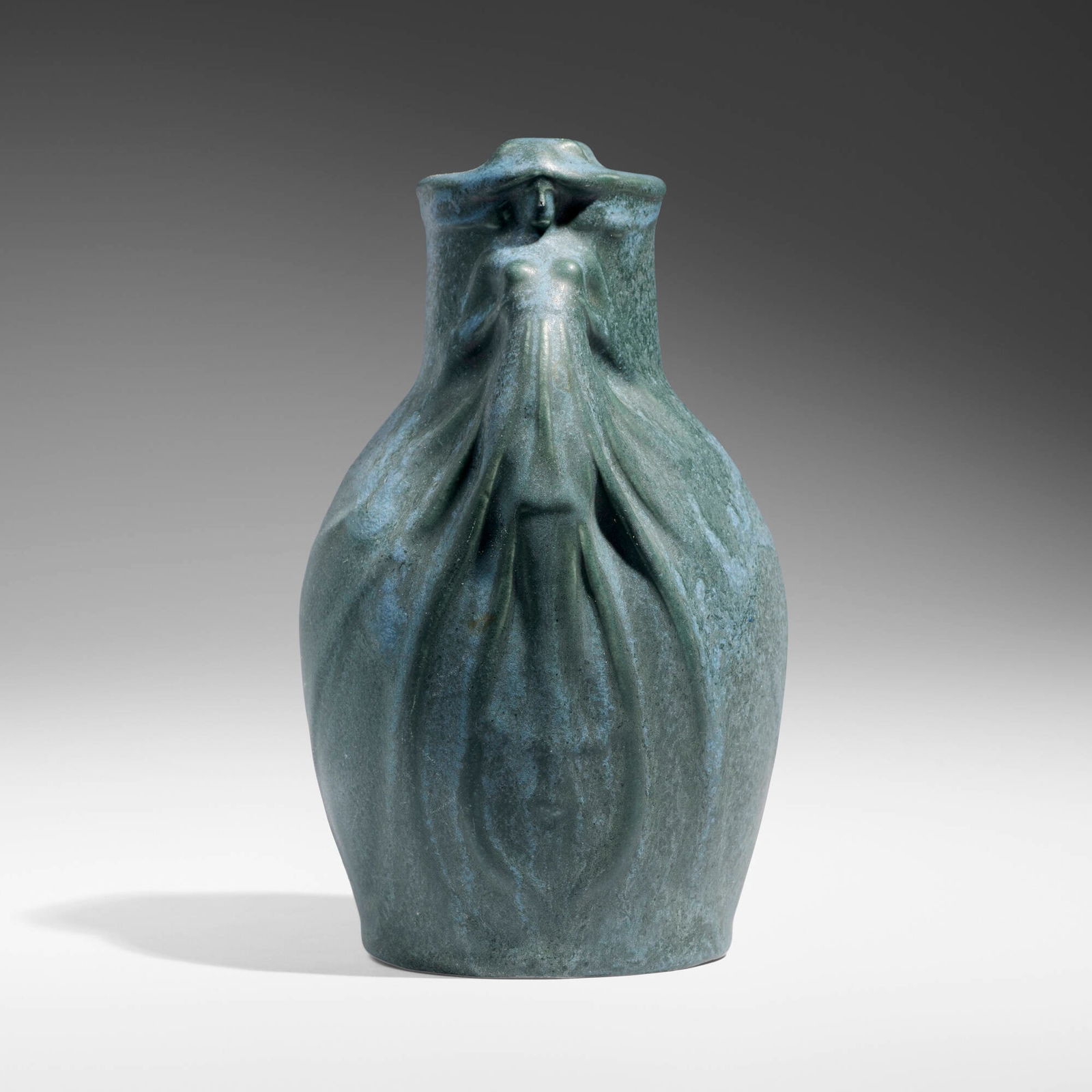 Artus Van Briggle for Van Briggle Pottery, Early Dos Cabezas vase (1 of 6)