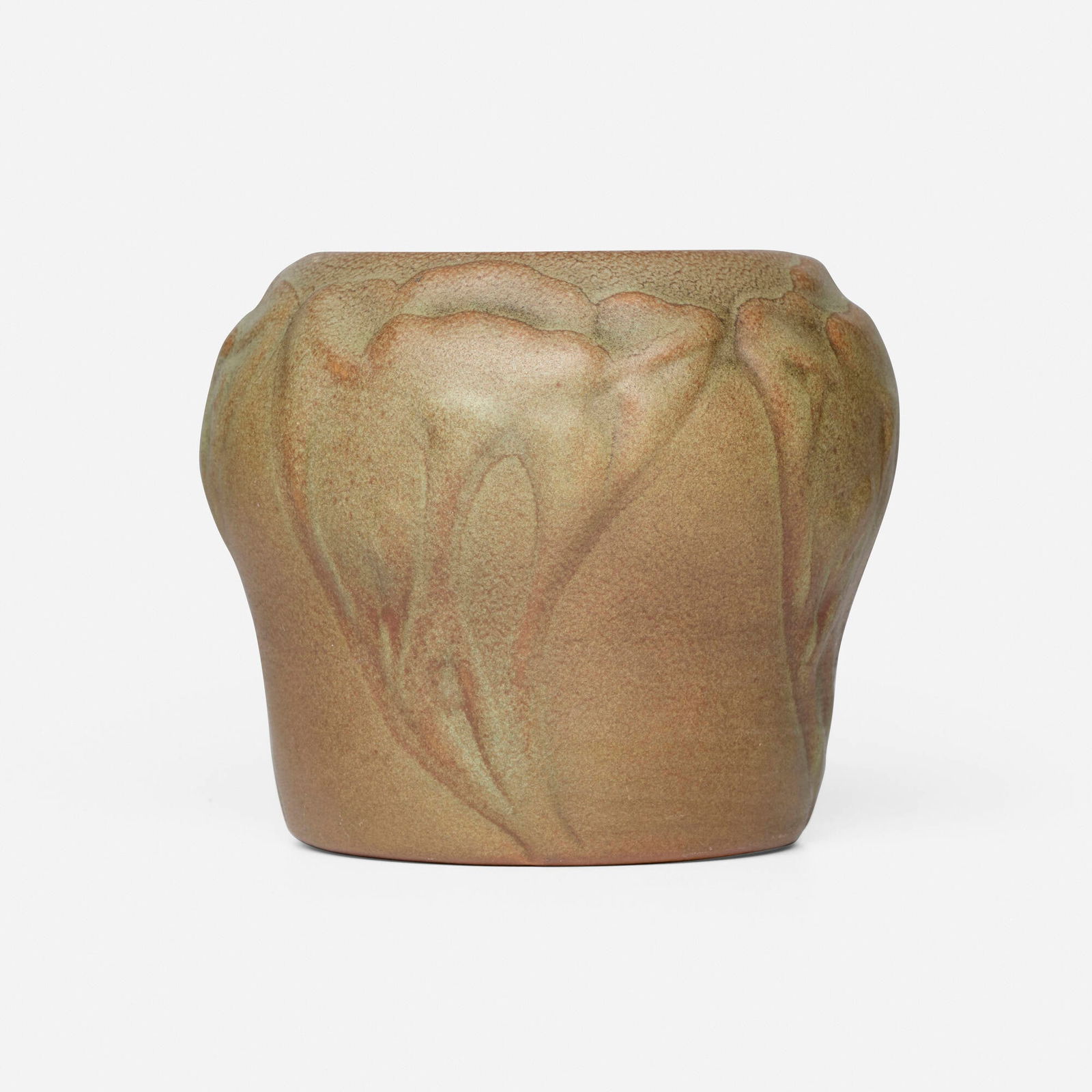 Artus Van Briggle for Van Briggle Pottery, Early vase with flowers (1 of 4)