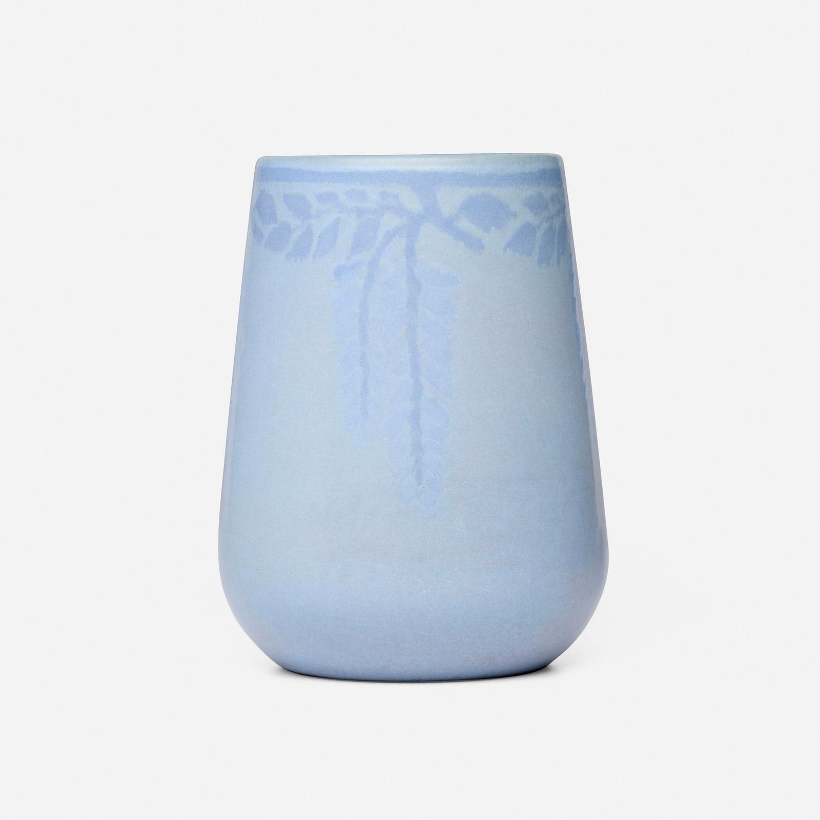 Marblehead Pottery, Vase with stylized wisteria (1 of 4)