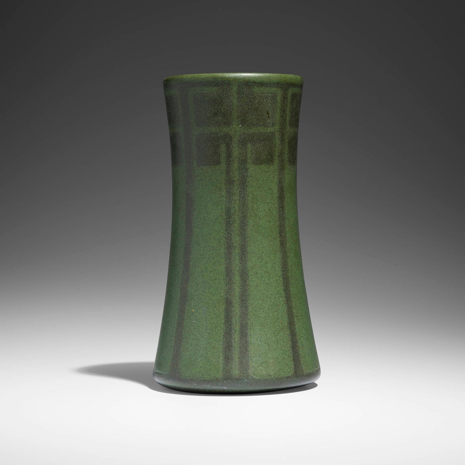Maude Milner and Sarah Tutt for Marblehead Pottery, Vase with conventionalized trees (1 of 5)