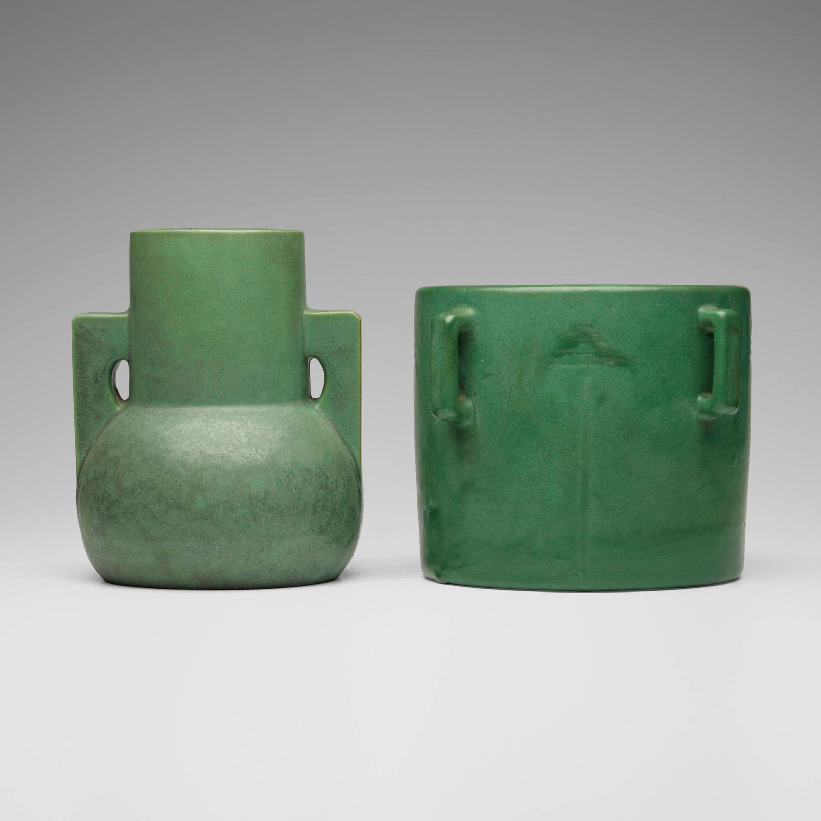 Teco Pottery and Weller Pottery, Vases, set of two (1 of 7)