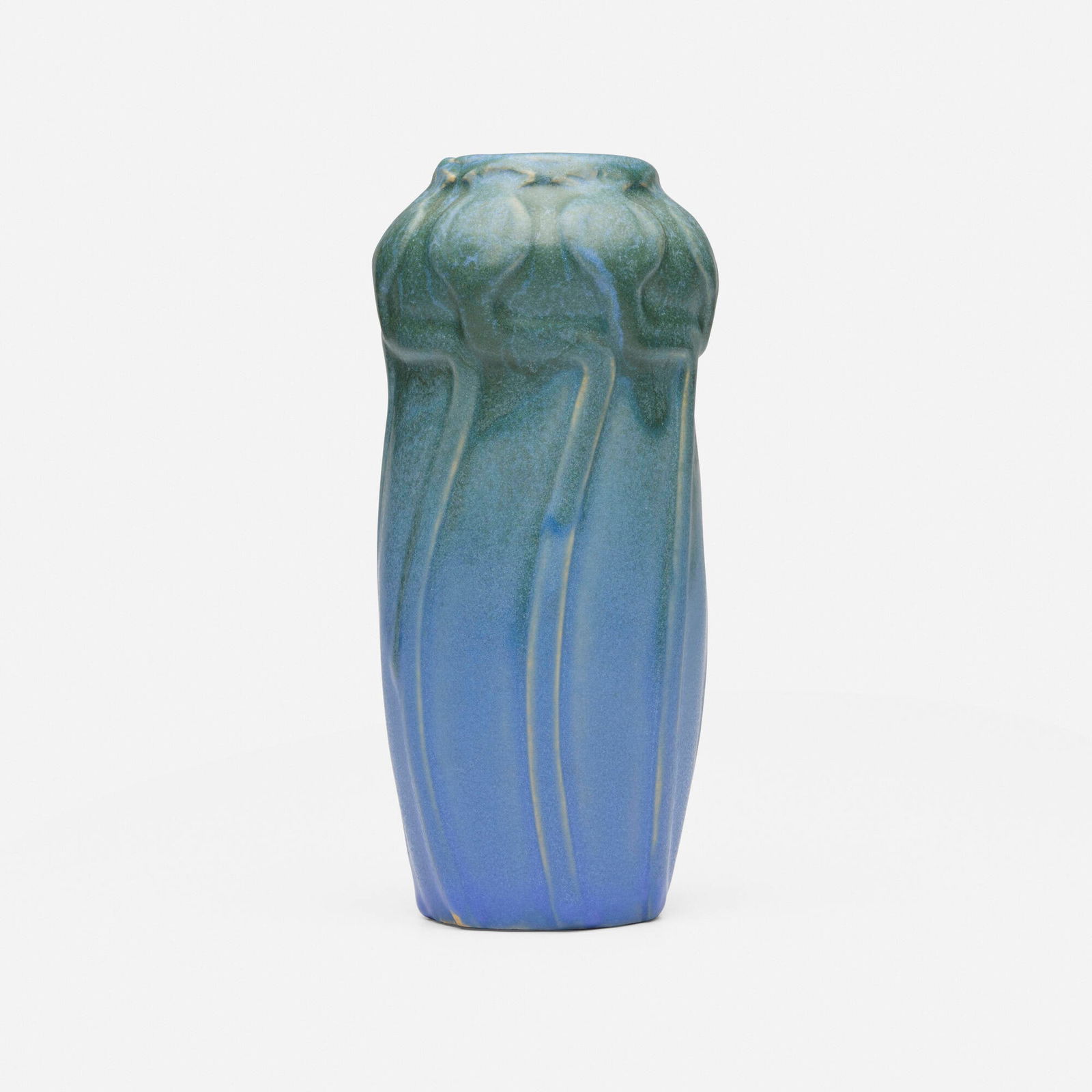 Van Briggle Pottery, Vase with poppy pods (1 of 5)