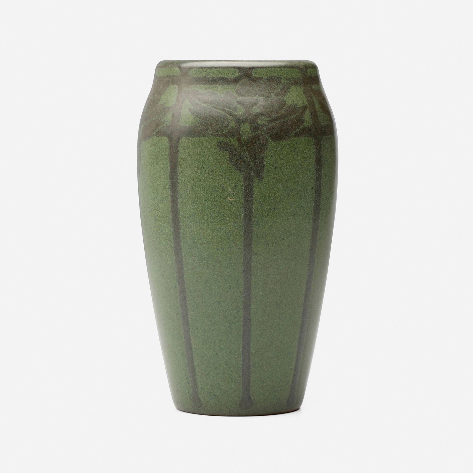 Arthur Hennessey and Sarah Tutt for Marblehead Pottery, Vase with stylized foliage (1 of 4)
