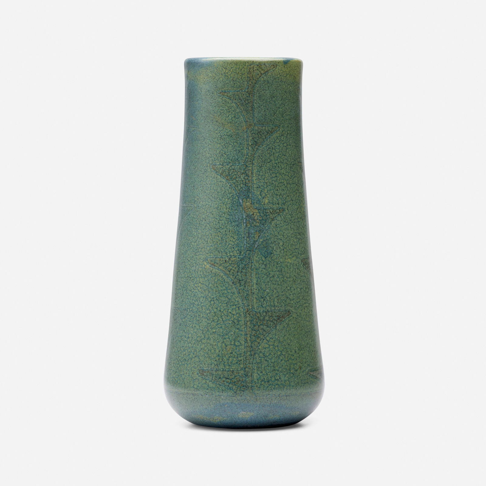 Marblehead Pottery, Vase with stylized leafy branches (1 of 5)