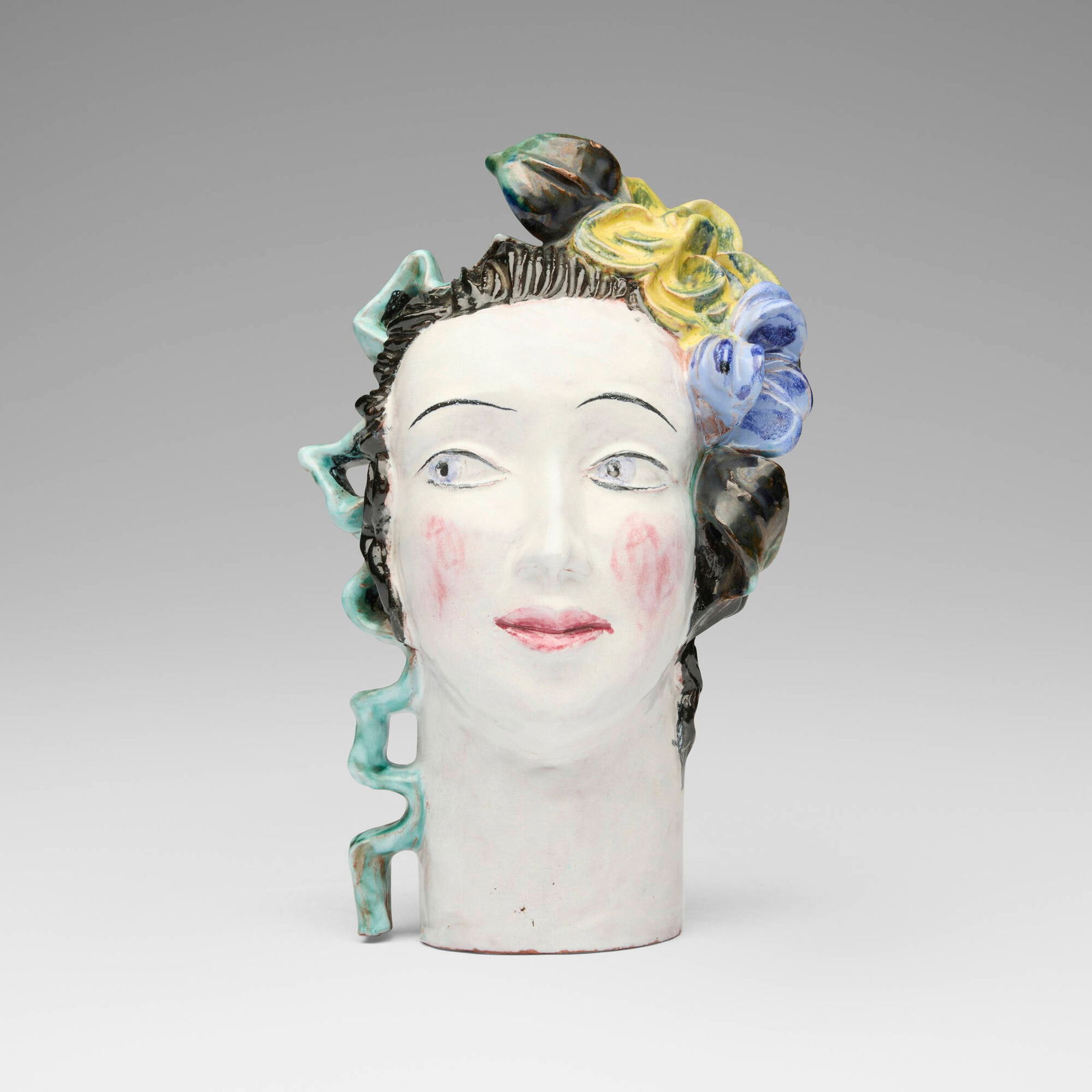 Lotte Calm for Wiener Werkstatte, Head of a woman (1 of 4)