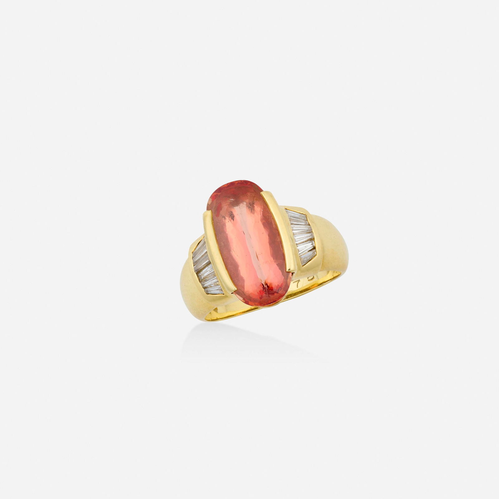 H. Stern, Imperial topaz, diamond, and gold ring (1 of 3)