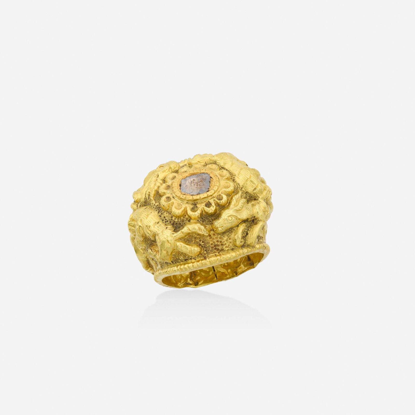 Diamond and gold ring (1 of 2)