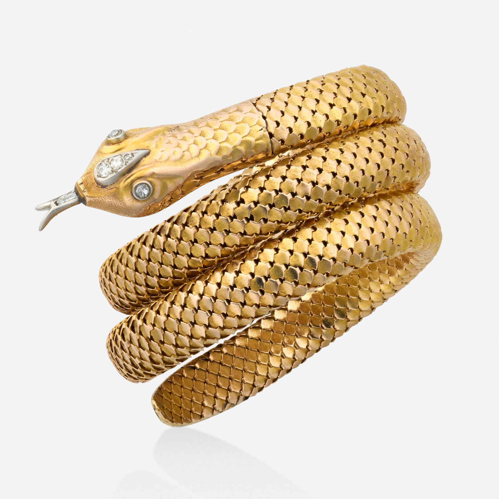 Diamond and pink gold bracelet (1 of 2)