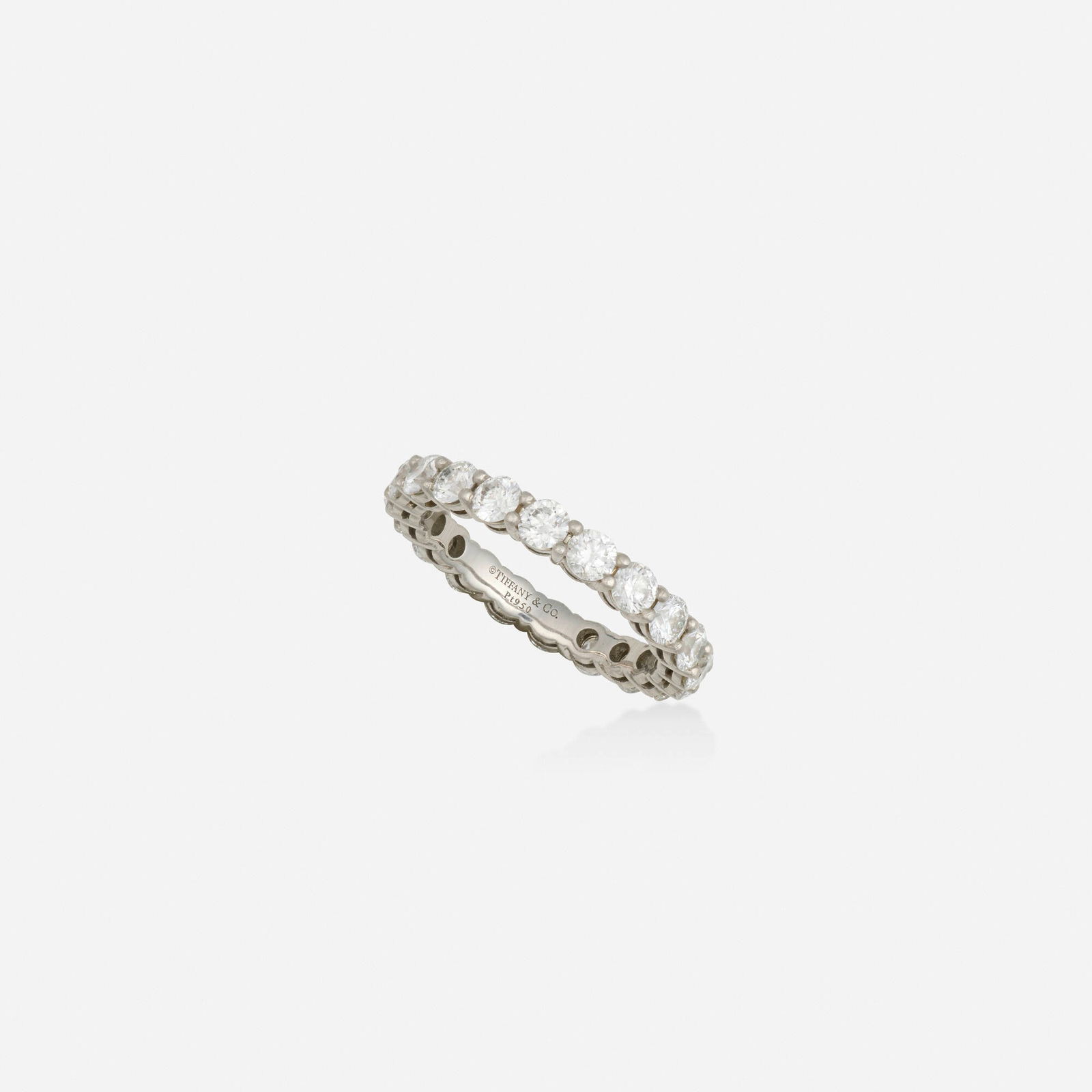 Tiffany & Co., 'Tiffany Forever' diamond and platinum ring (1 of 3)