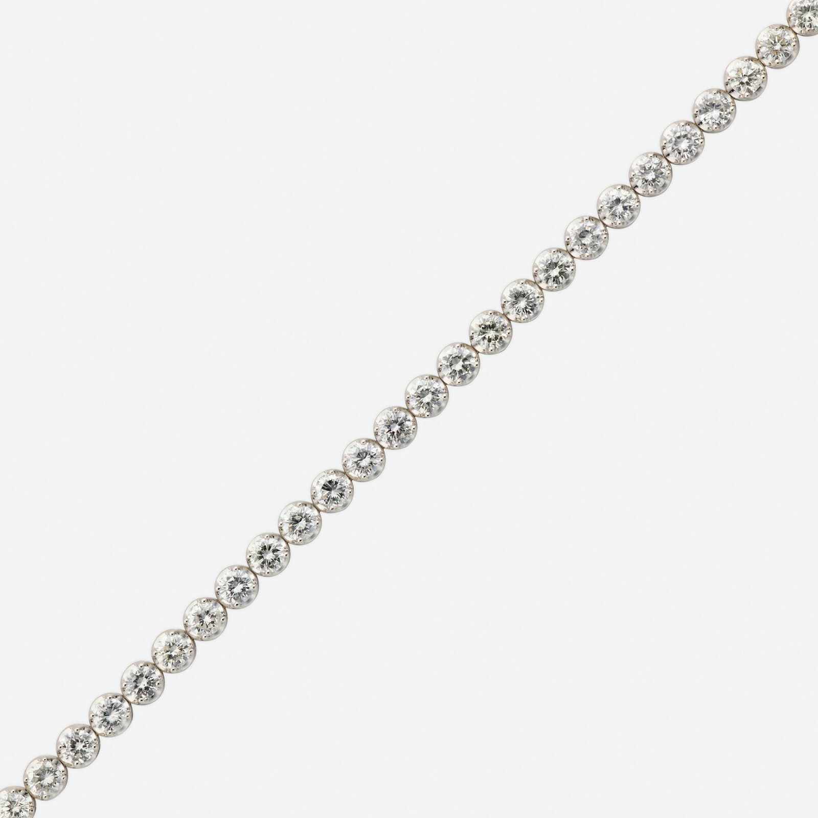 Diamond and white gold bracelet (1 of 3)