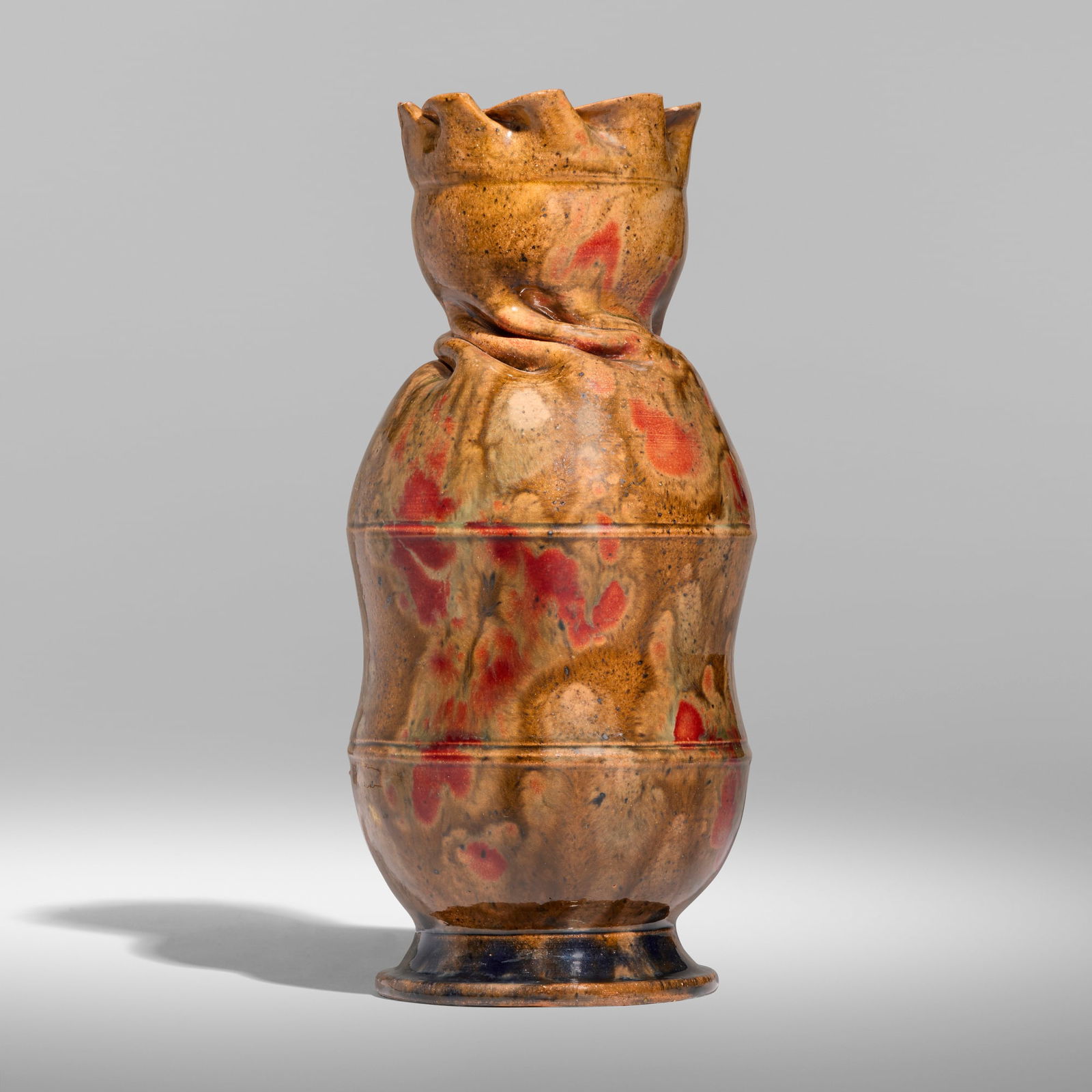 George E. Ohr, Fine and Tall vase (1 of 4)