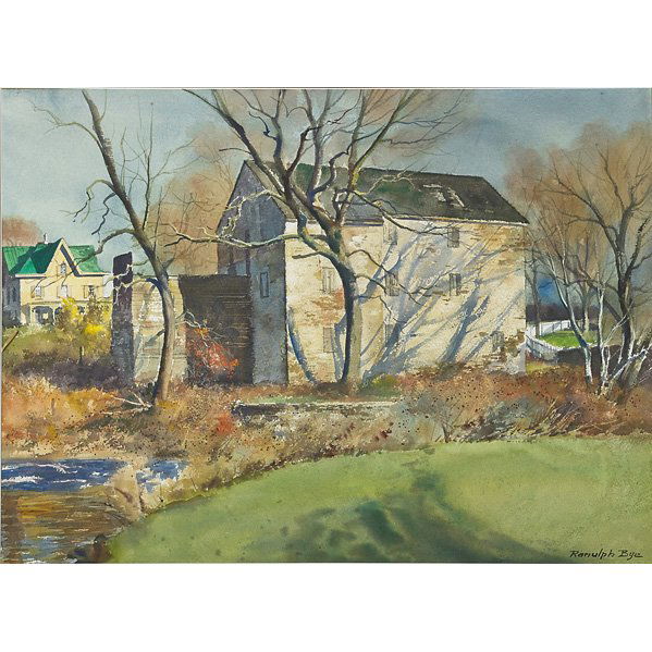 Ranulph Bye (American, 1916 - 2003): Untitled; Watercolor on paper (framed); Signed; 20 1/2" x 28" (sight); Provenance: Private Collection, California