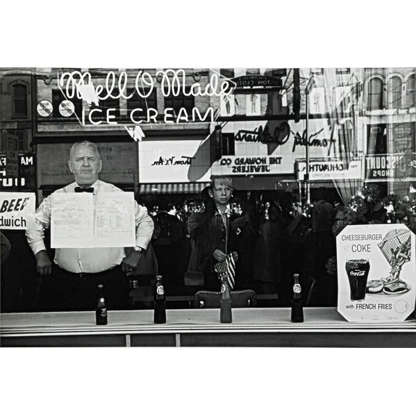 Lee Friedlander (American, b. 1934): Newark , 1962; Gelatin silver print; Signed, dated and titled; 8" x 12" (image); 11" x 14" (sheet)